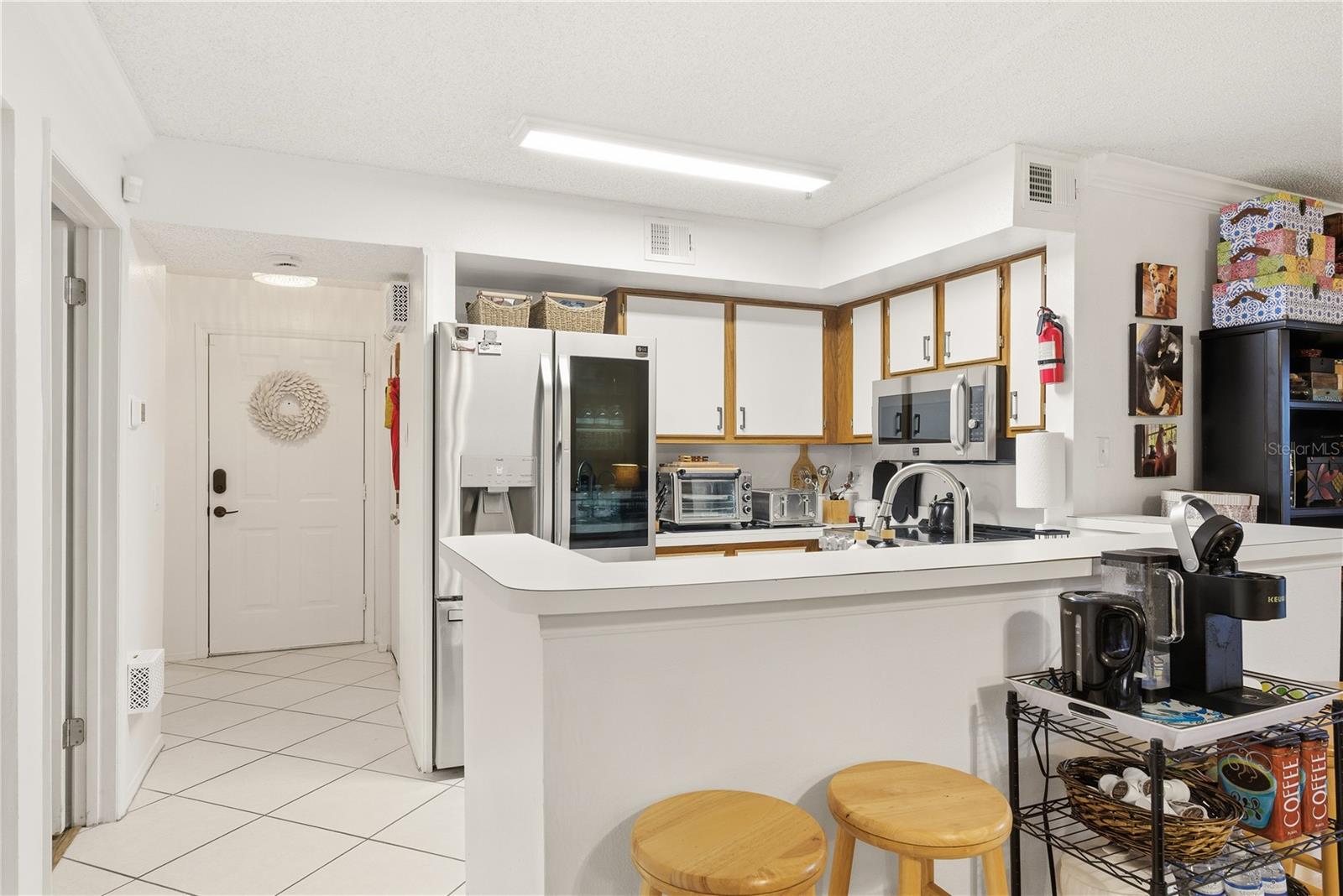 Kitchen and main hall