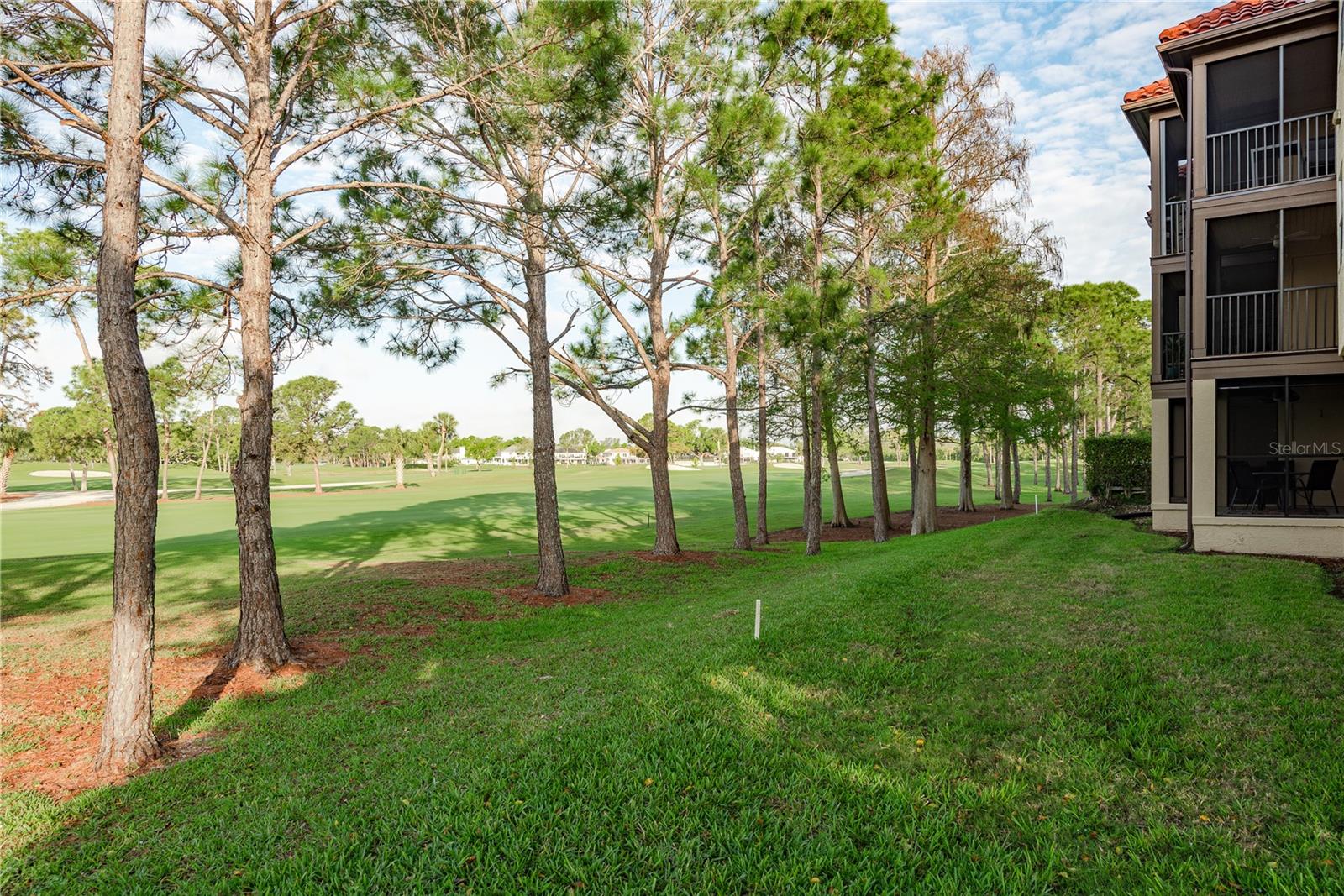 End of building #4 and Golf Course