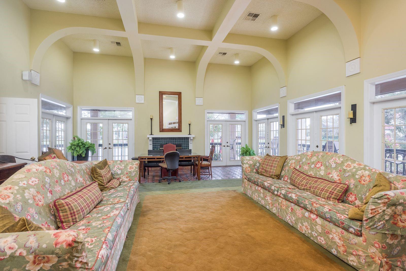 interior of Clubhouse