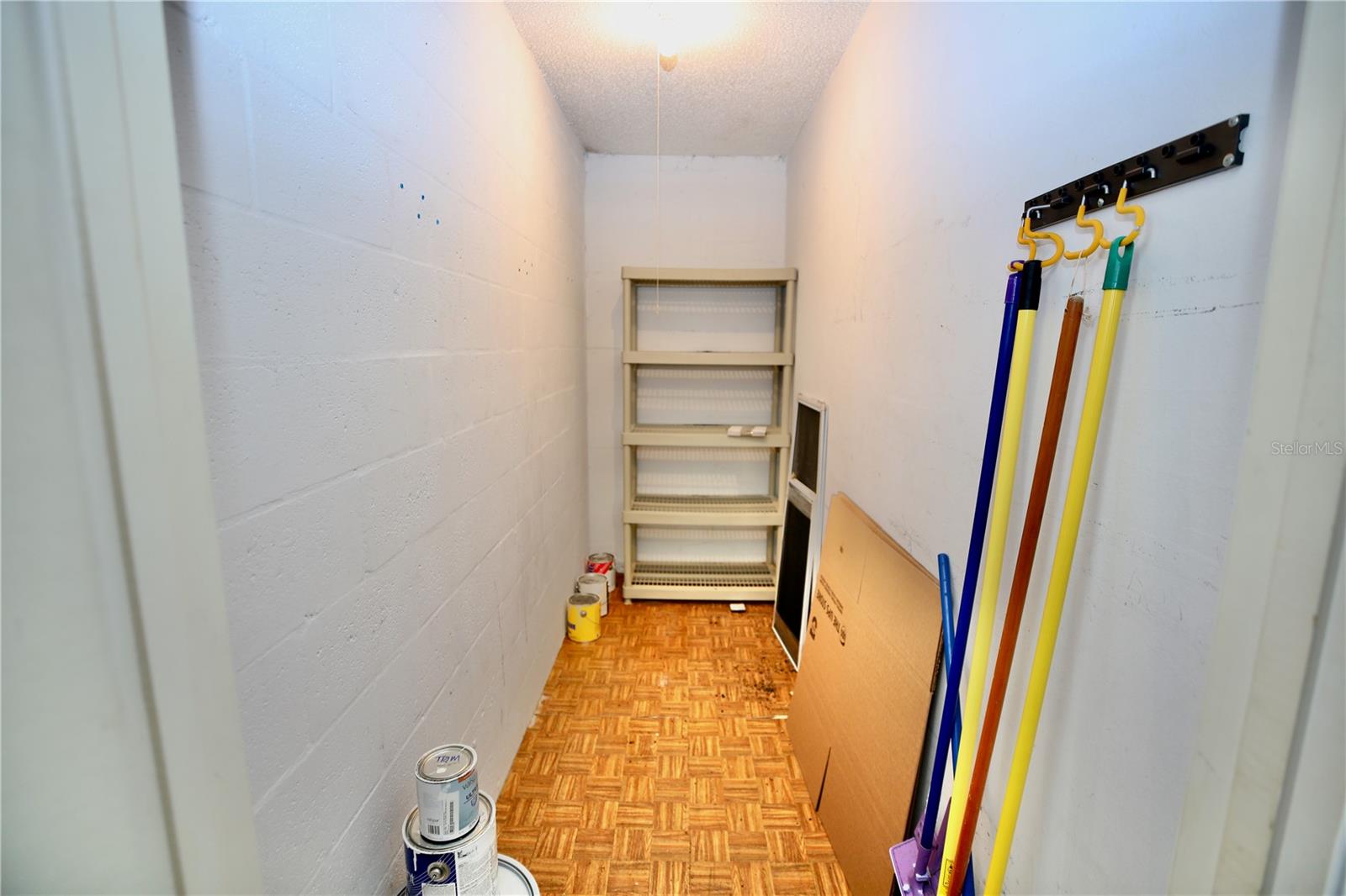 Extra large storage area on same floor