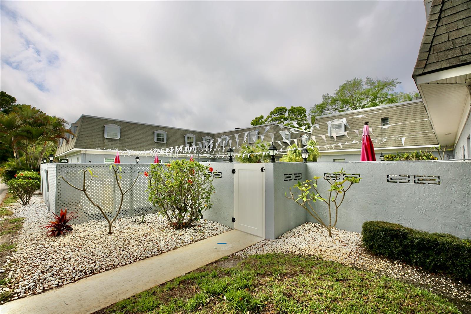 Entrance to community pool