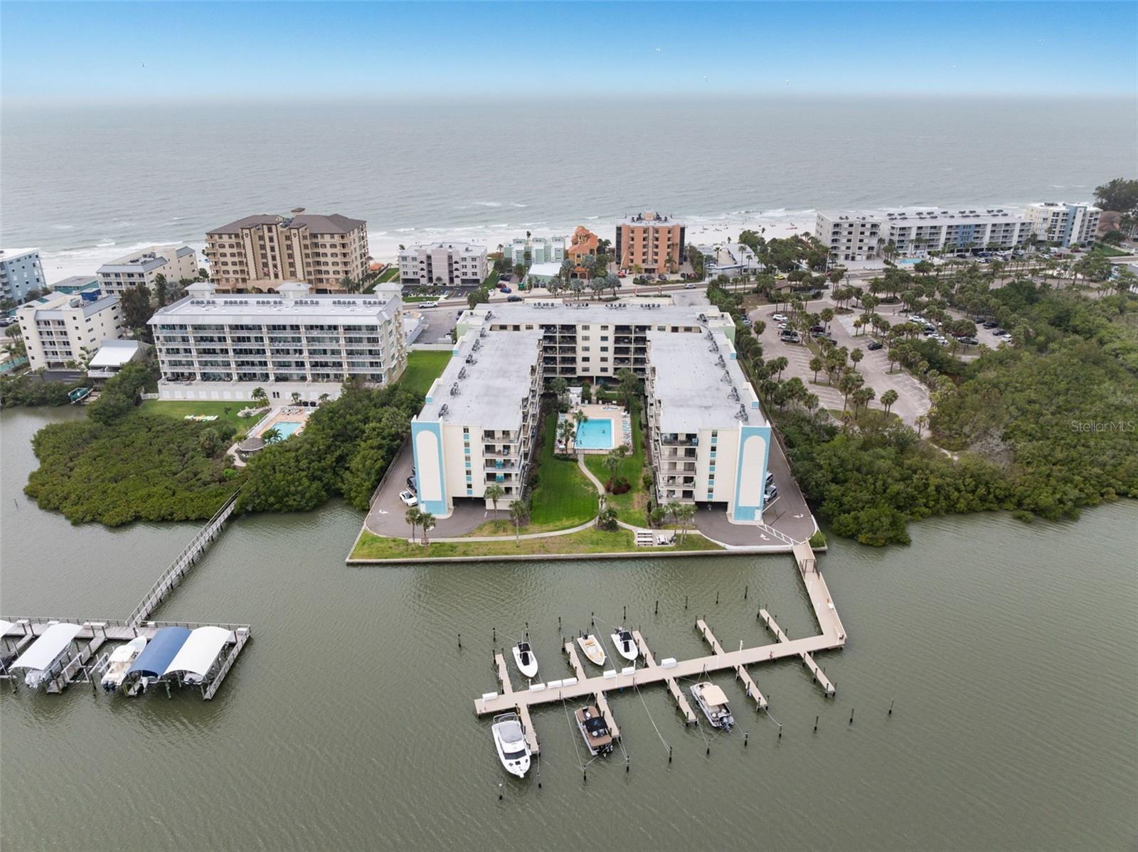 Across the street from Indian Shores Beach