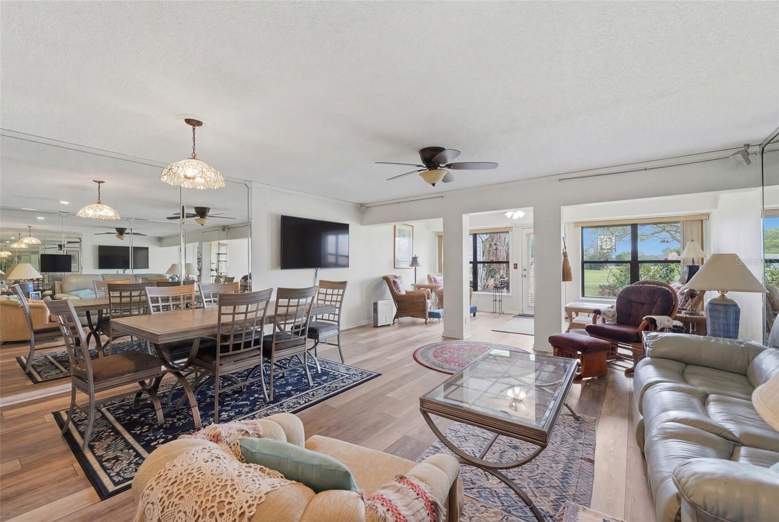 Living room, dining room combo