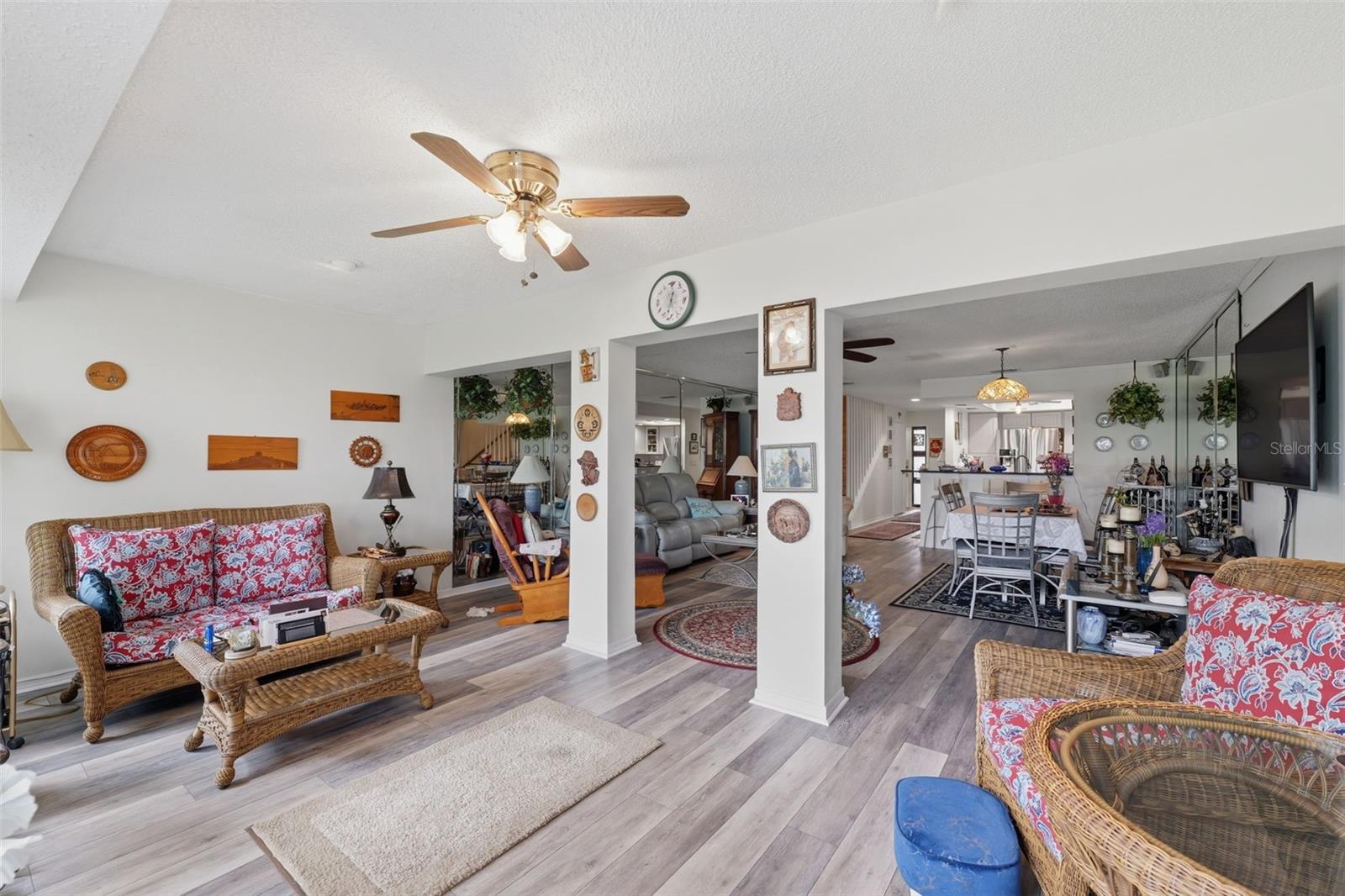 View from Sunroom towards front of home