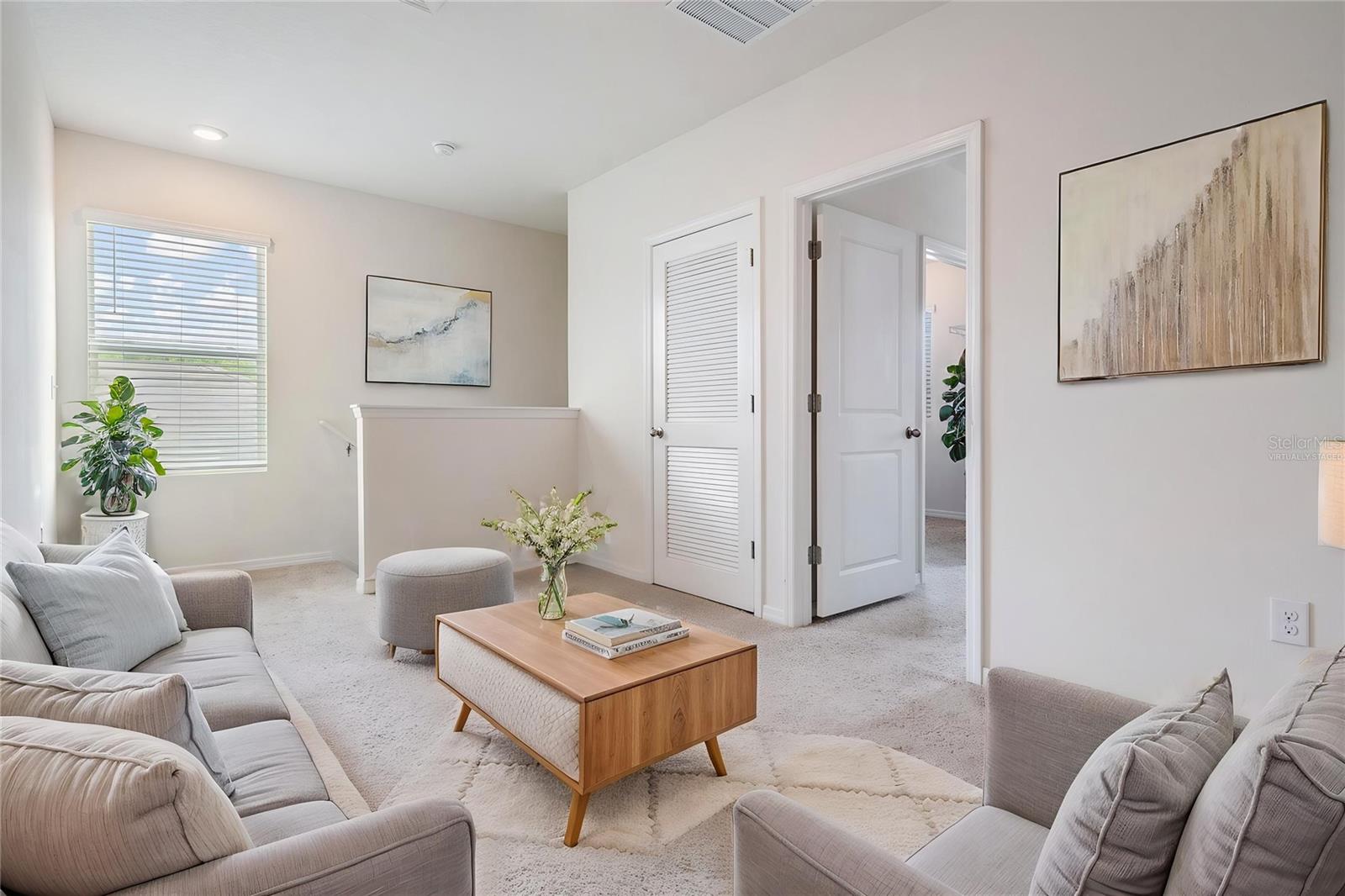 Virtually Staged Landing/Loft