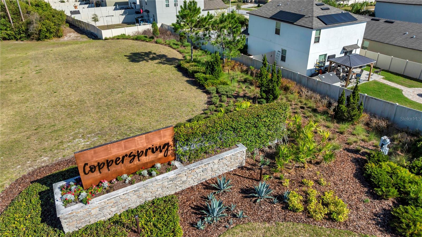 Beautiful entry to Copperspring