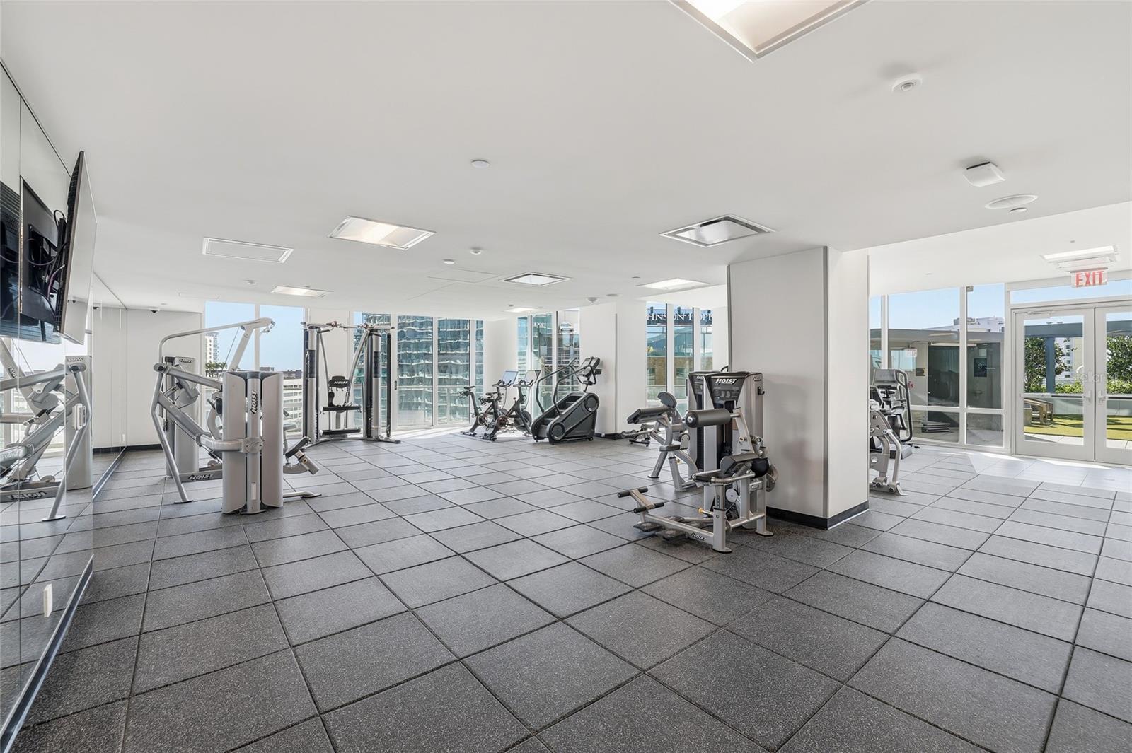 Featuring HOIST Fitness. a well-known brand in high-end homes.  They're considered premium equipment and have several stand out features. ROX technology, Ergonomic technology and heavy-duty steel built for consistant use.