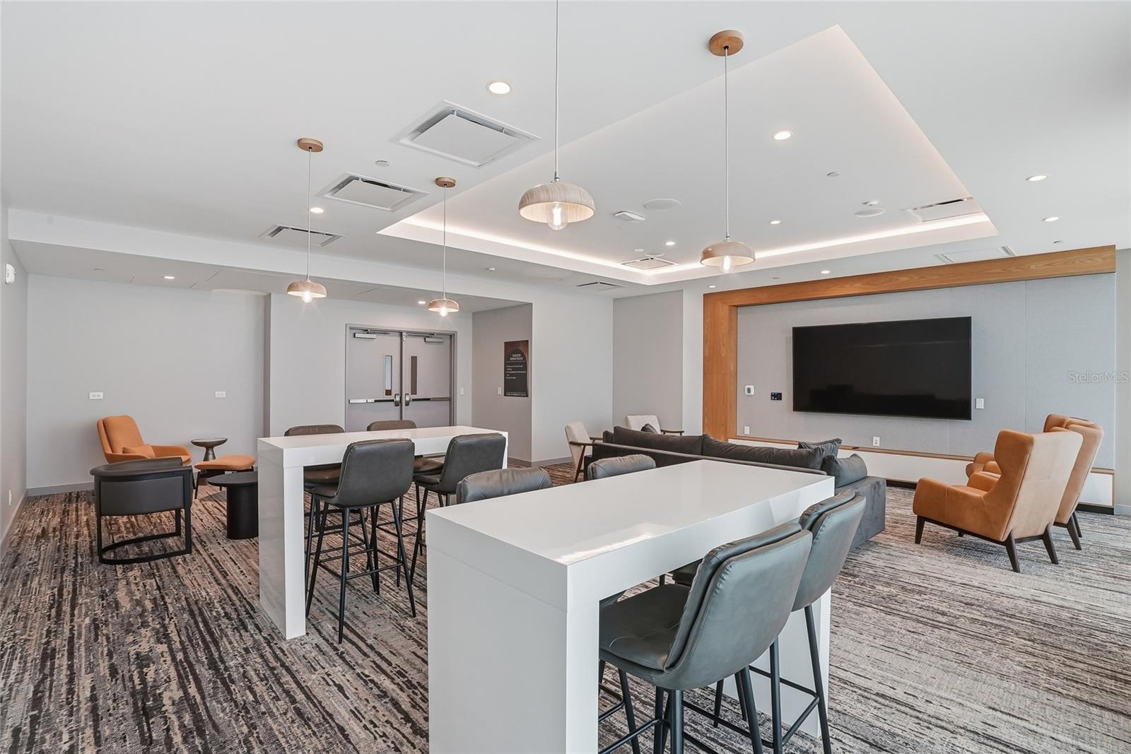 Co working space and another common area for meetings and casual conversations