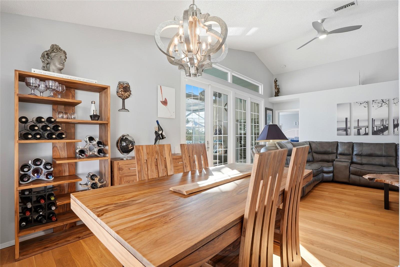 Dining Room open to Living Room