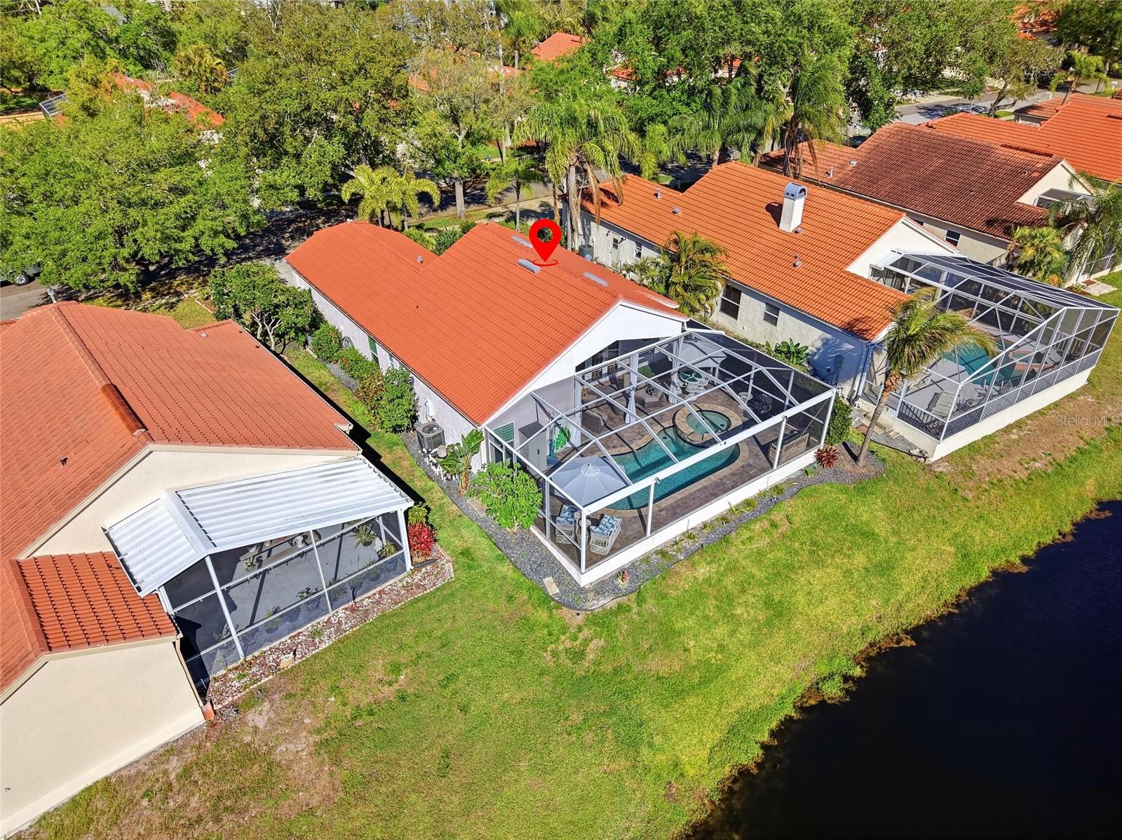 Aerial of the Home