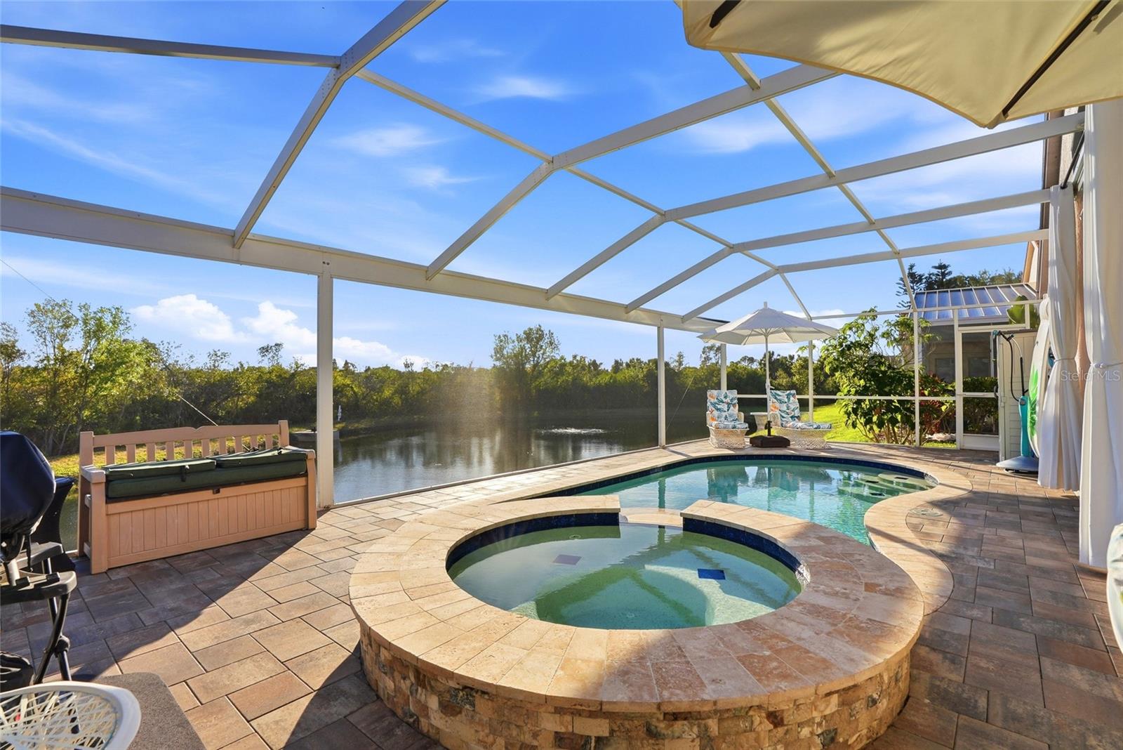 Pond Views from Back Patio