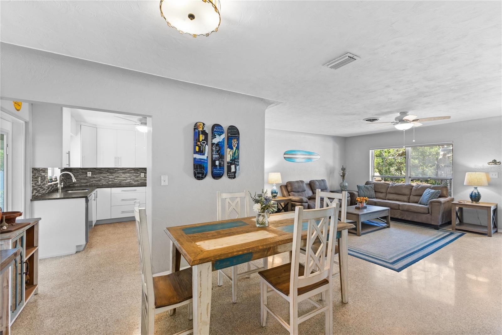 Open Living / Dining space