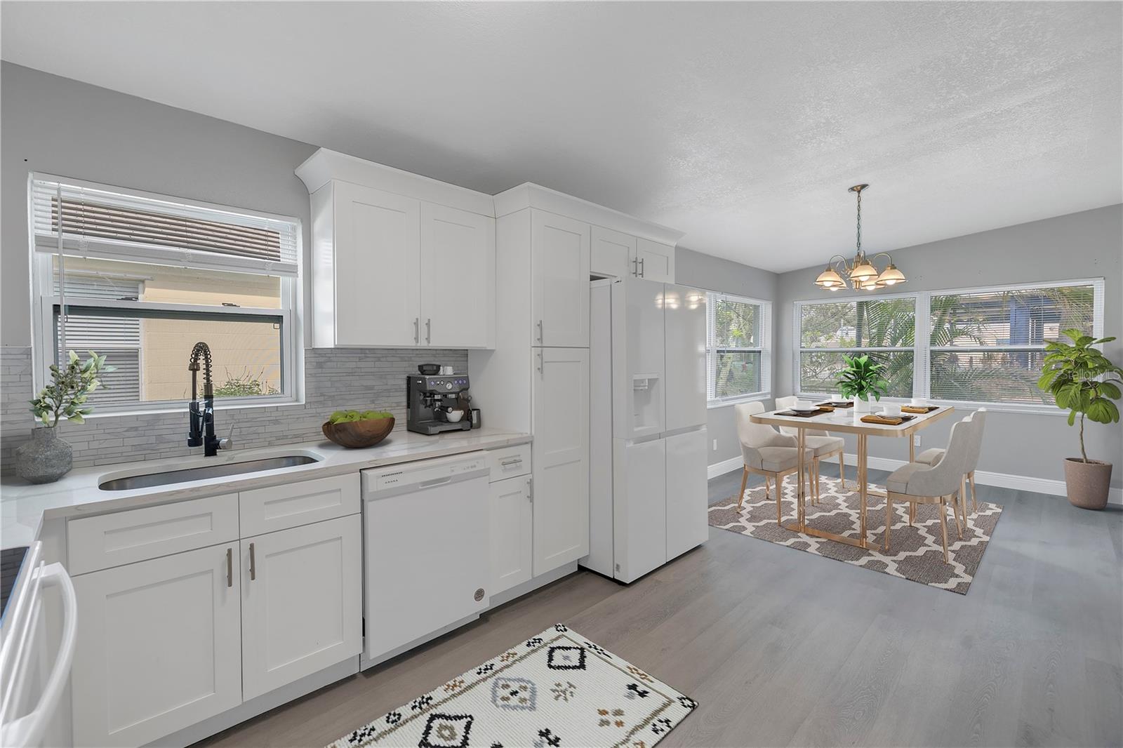 Updated modern kitchen