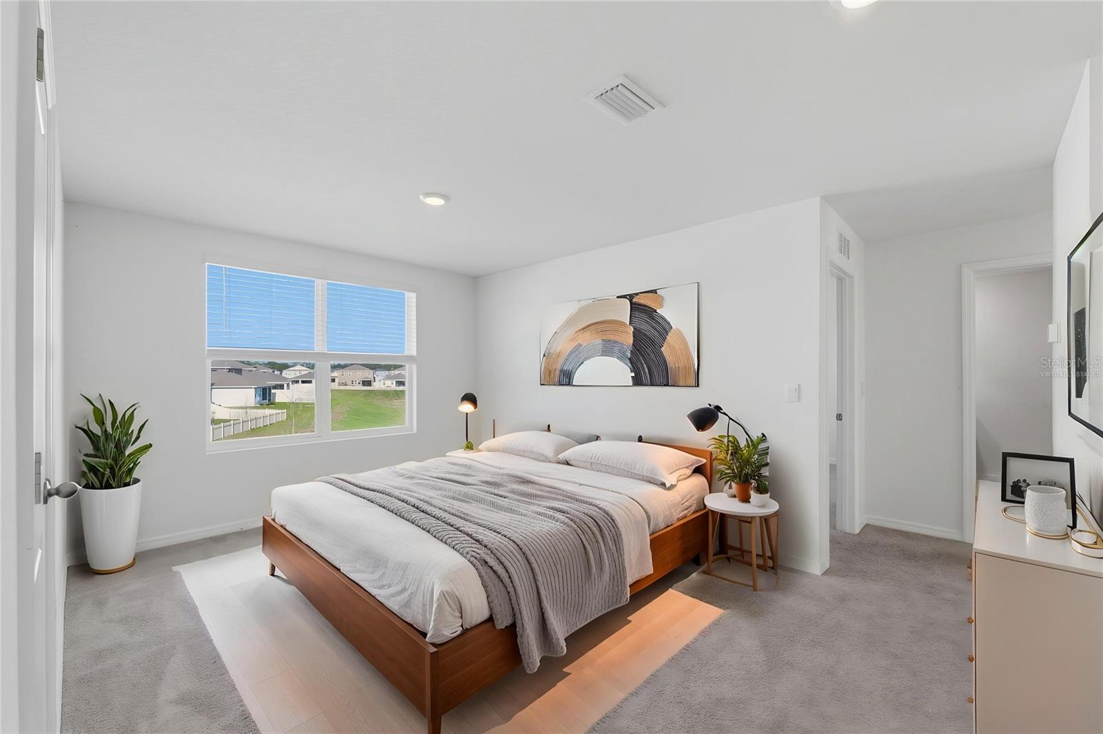 Primary Bedroom (Virtually Staged)