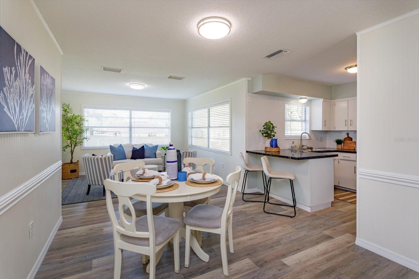 New flooring throughout! New lighting!