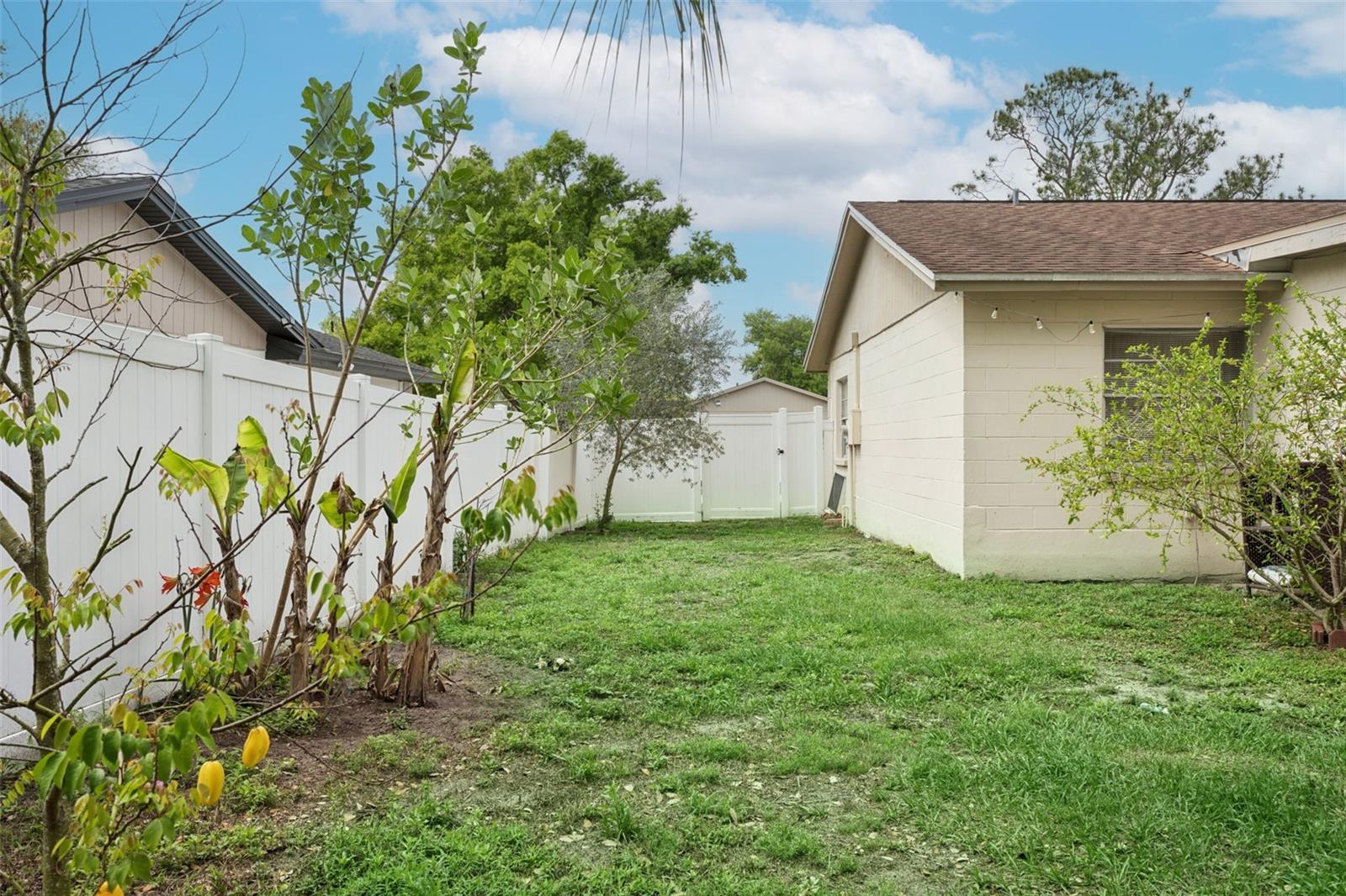 enough room for boat or trailer storage