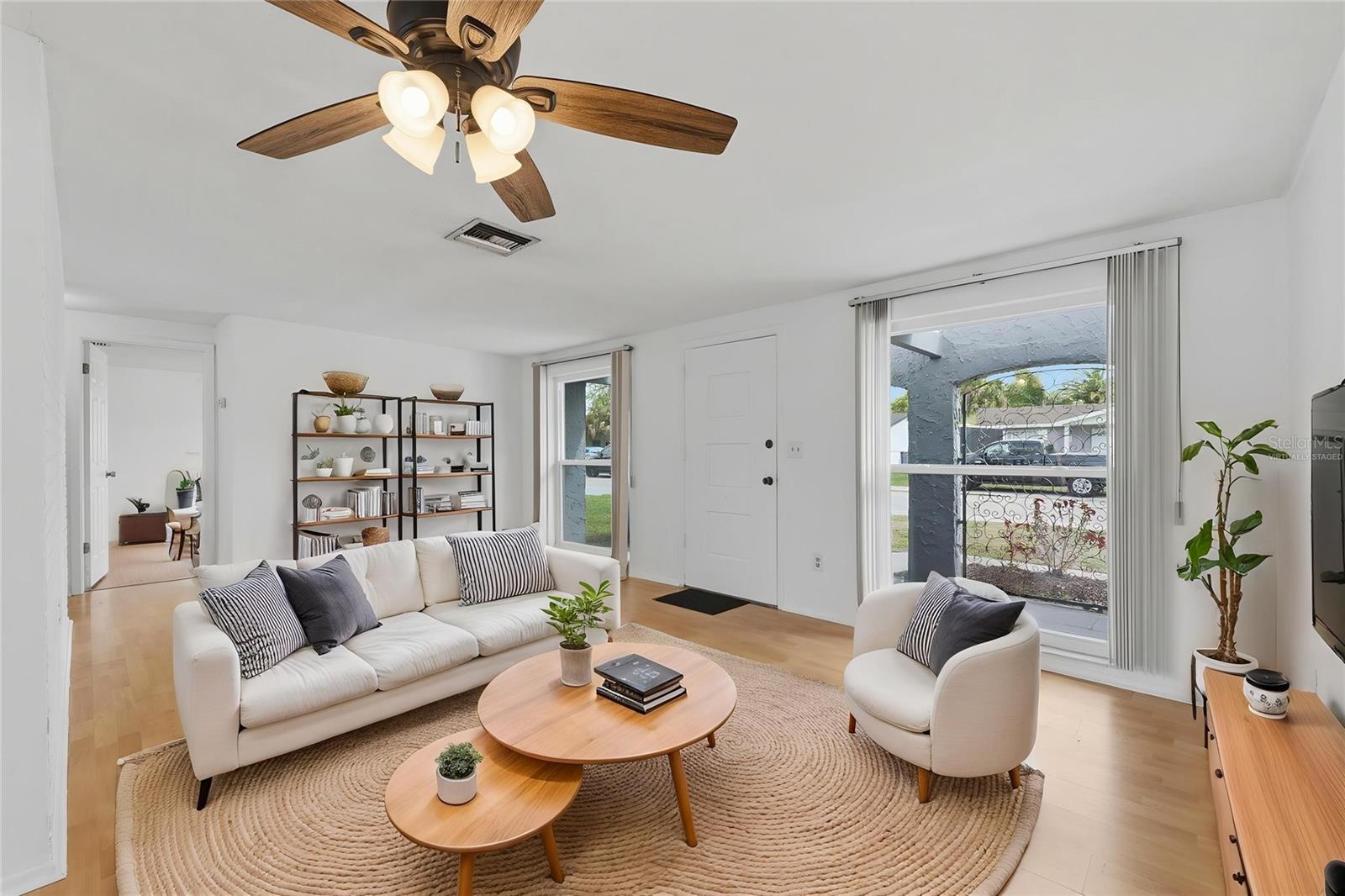 Living (Virtually Staged)