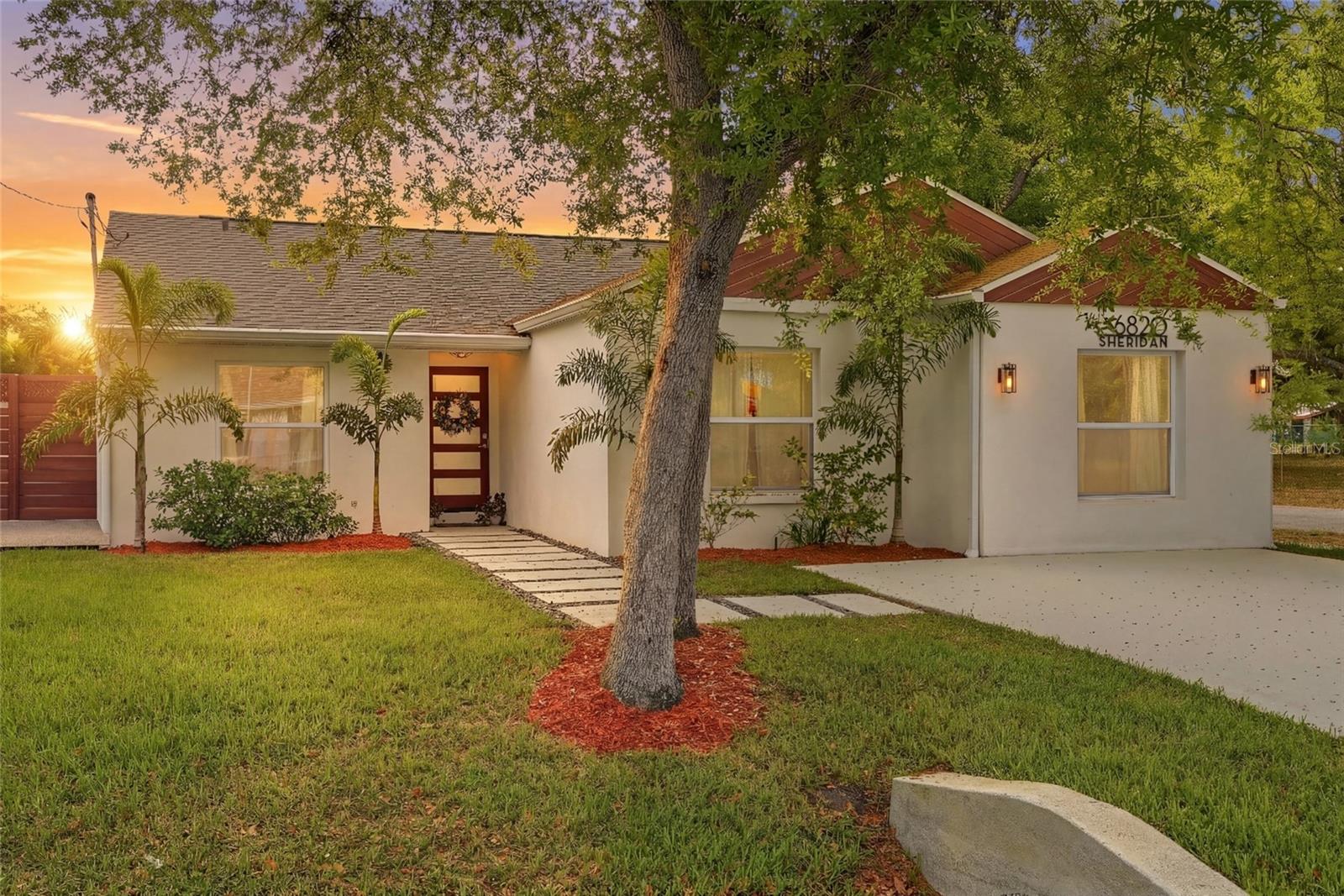 Gorgeous park views from this corner lot.