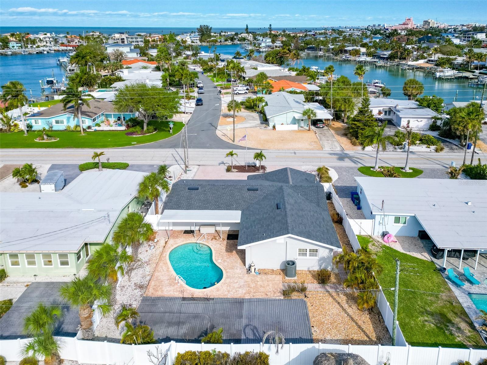 Don Cesar and Pass-a-Grille Beach in distance