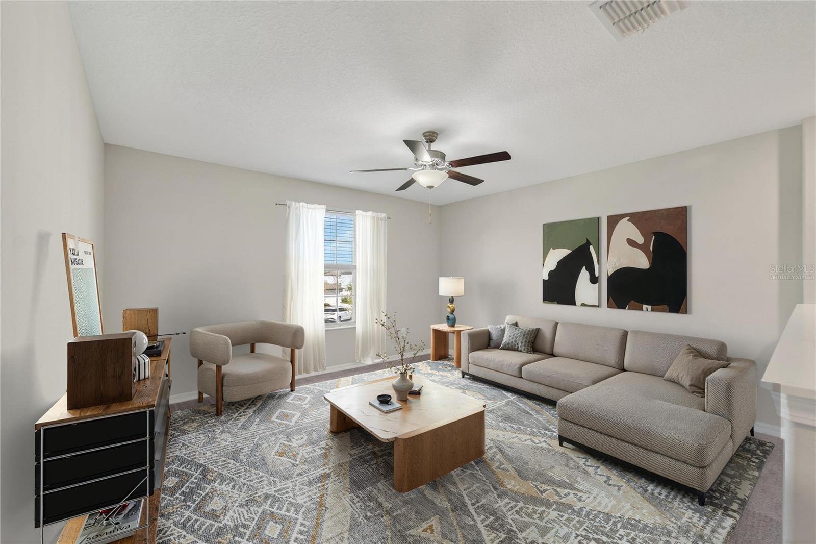 Virtually Staged Upstairs Loft