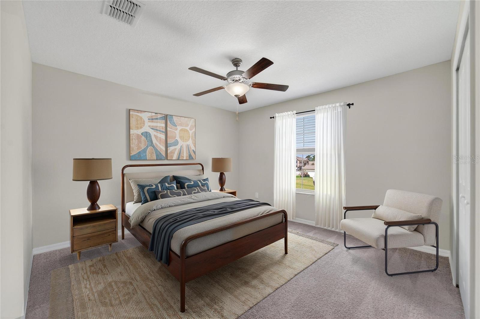 Virtually Staged Bedroom 2