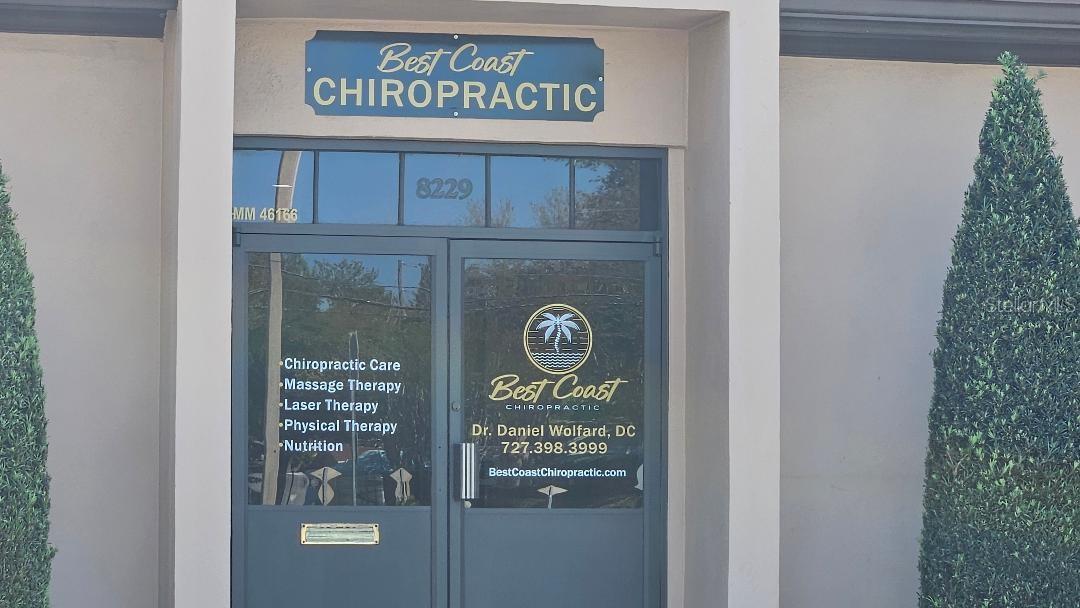 CHIROPRACTER ON PREMISE