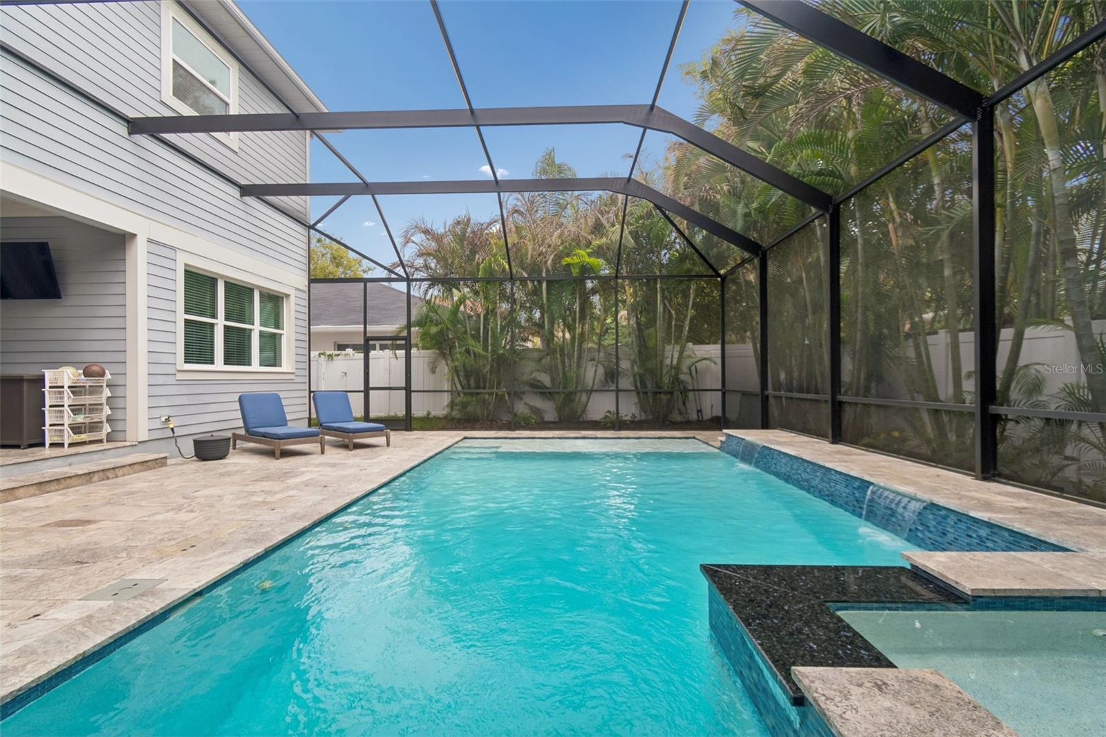Screen-enclosed Pool Area