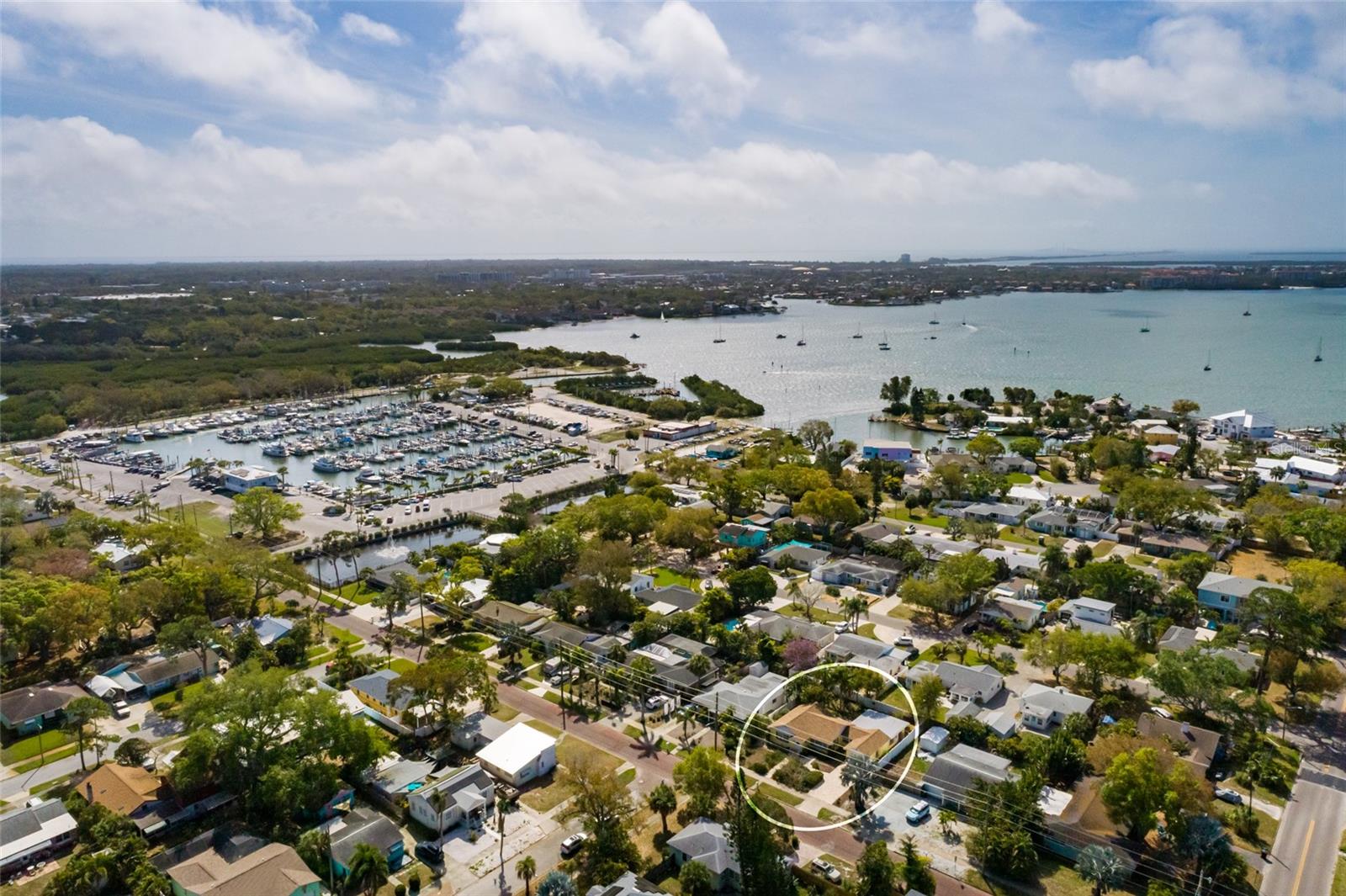 Nature preserves off excellent shaded pathways to enjoy.