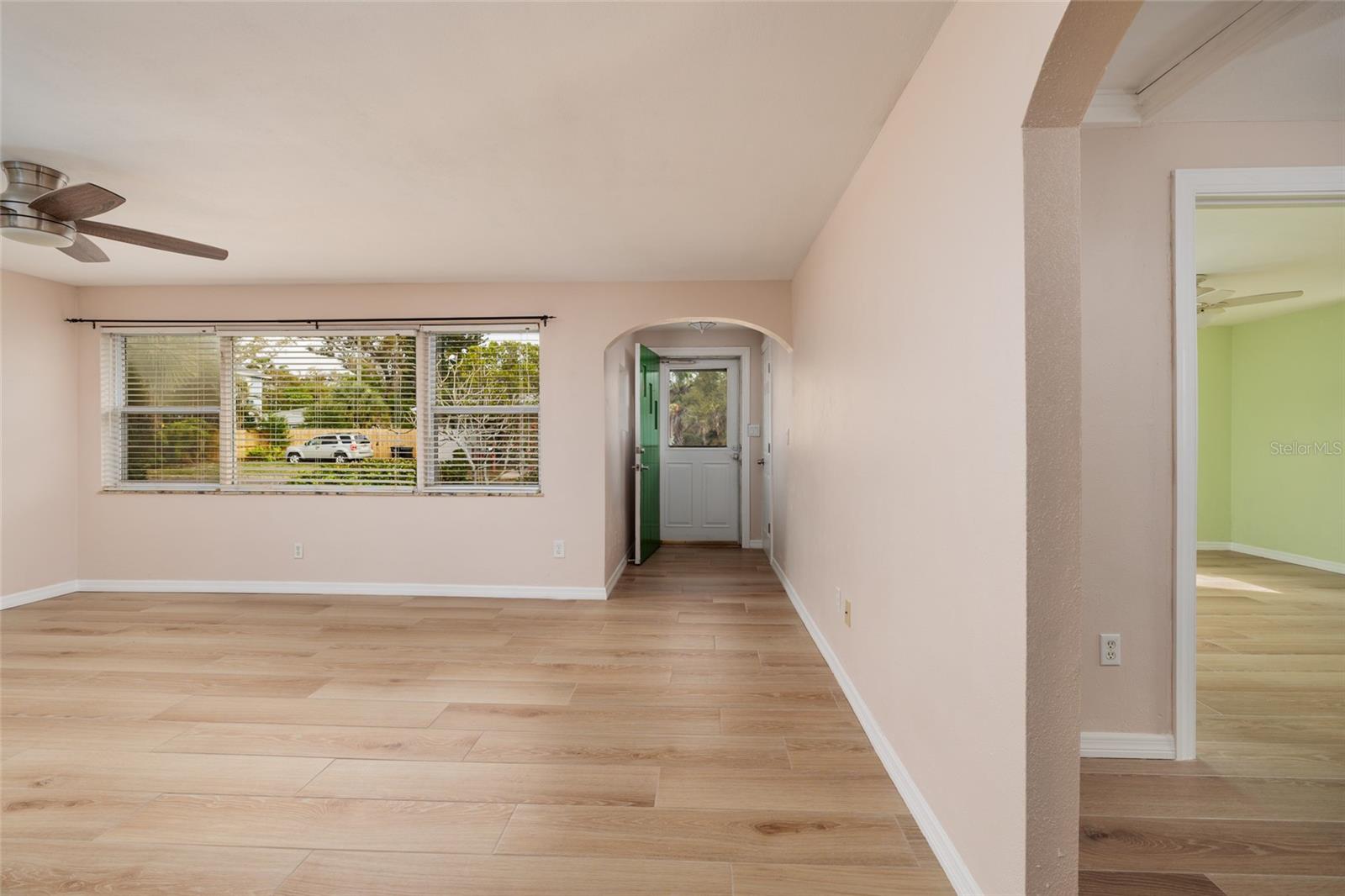 Living Room, front entry