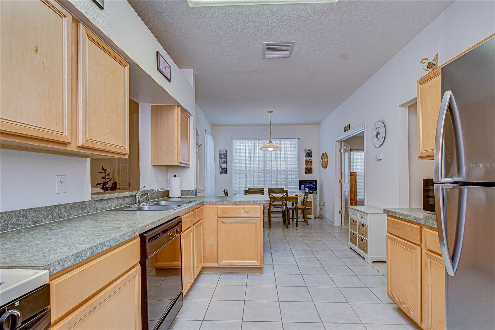 The kitchen is a good size!