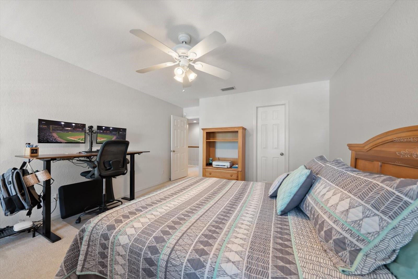 Bedroom 2 with large walk in closet