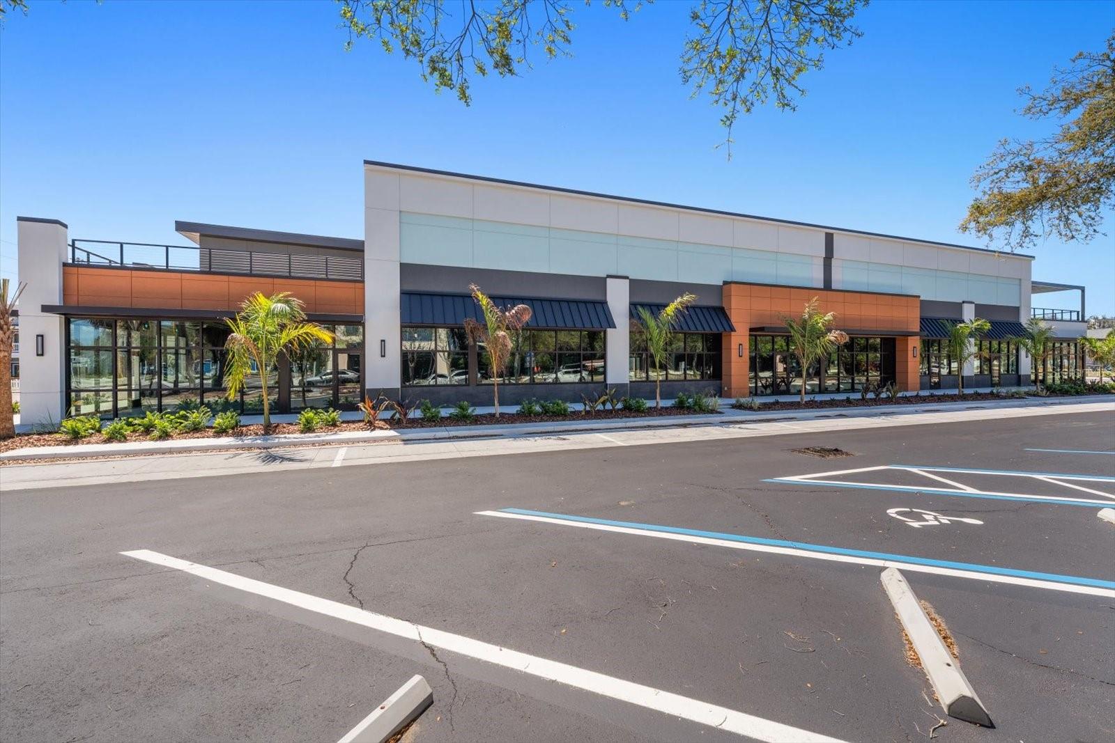 New Liberty building, retail shops, Foxtail Coffee Shop and restaurants coming soon