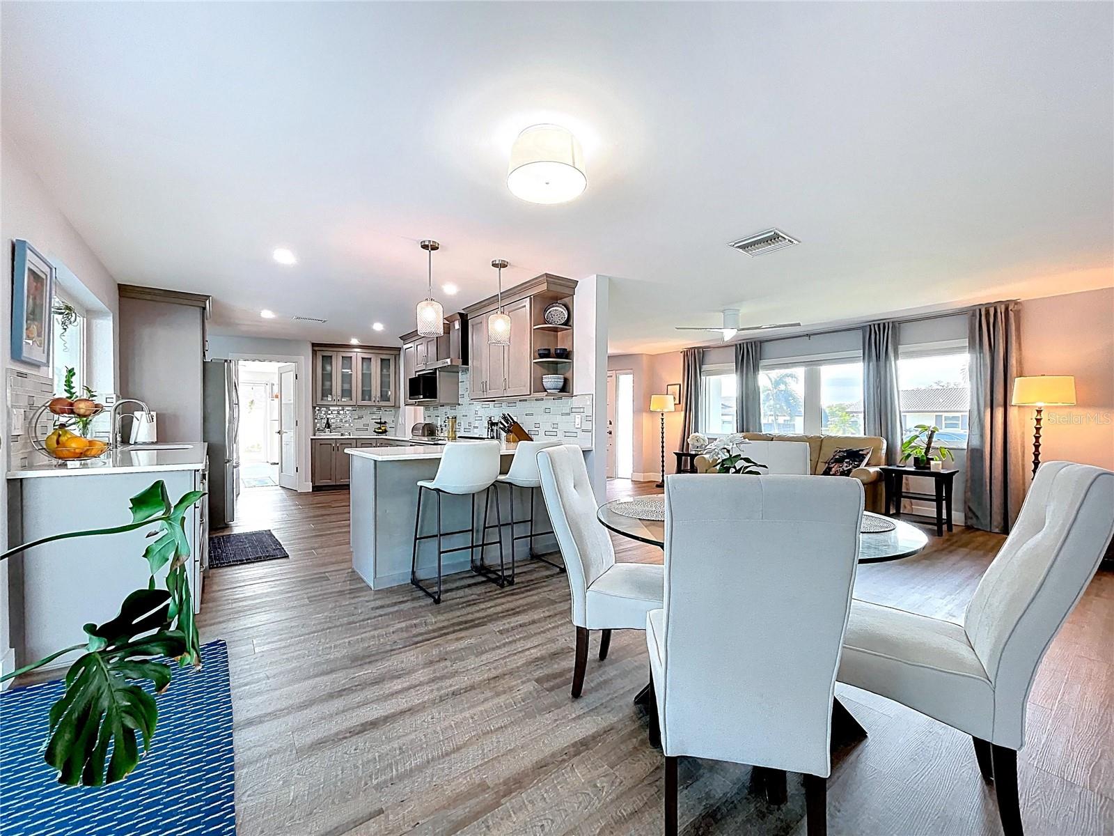 Bright and open floor plan.