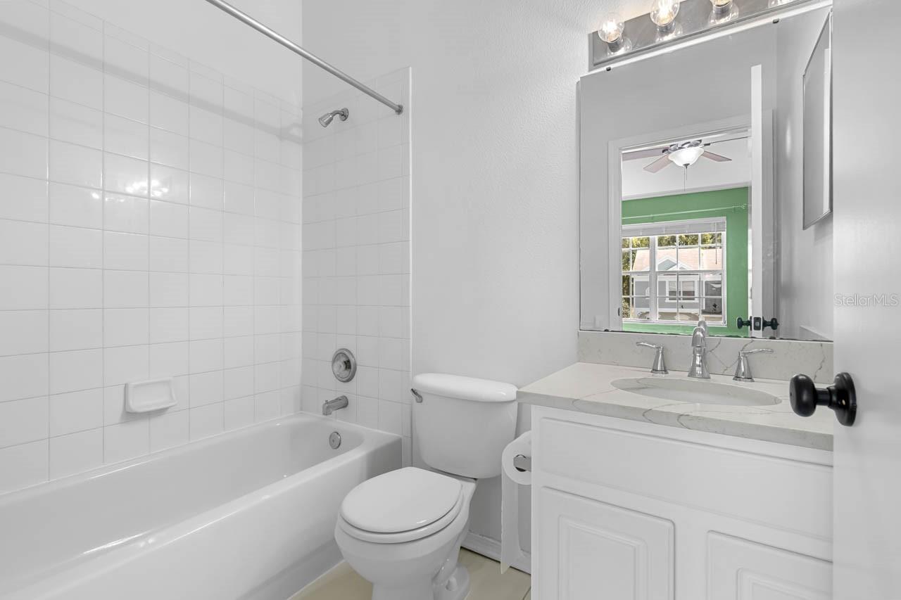 Bedroom 2 bath-quartz top on vanity