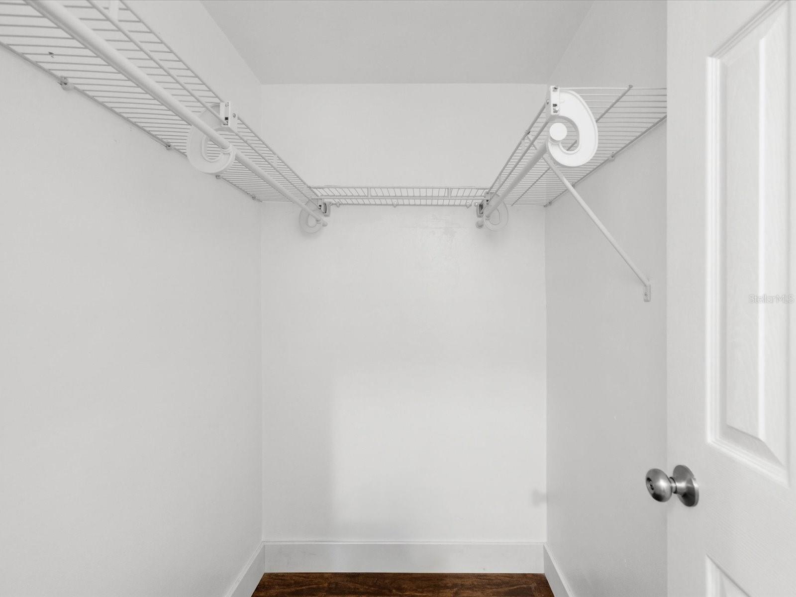 PRIMARY WALK IN CLOSET