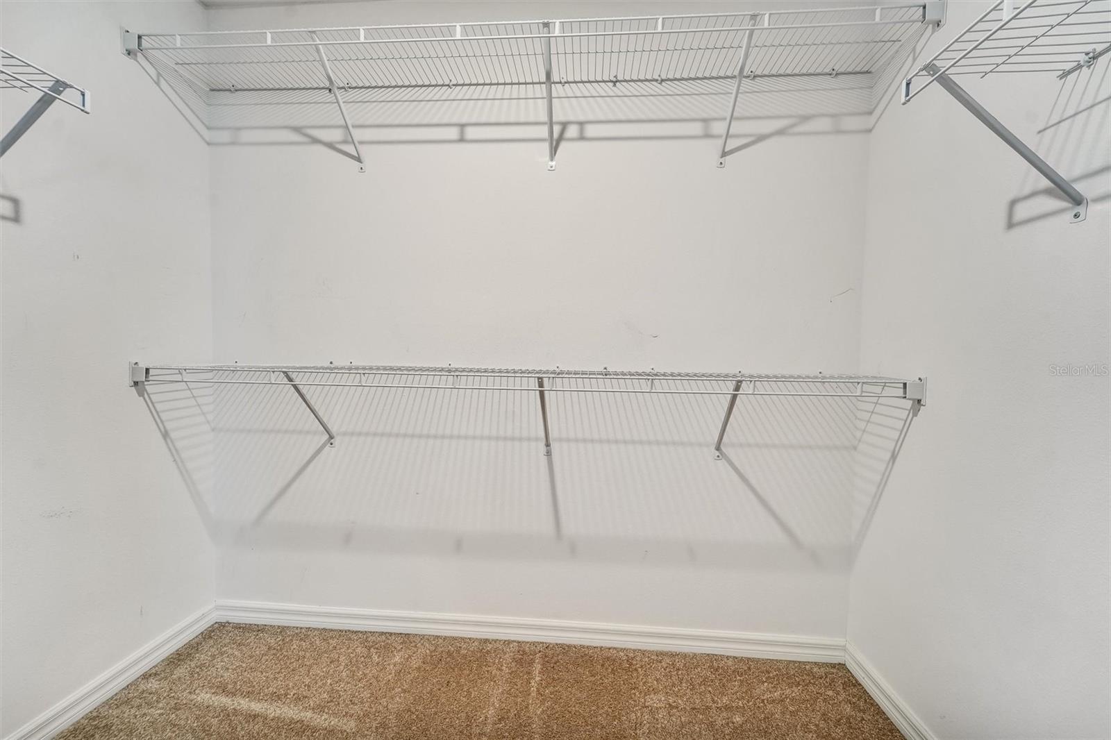 Primary walk in closet