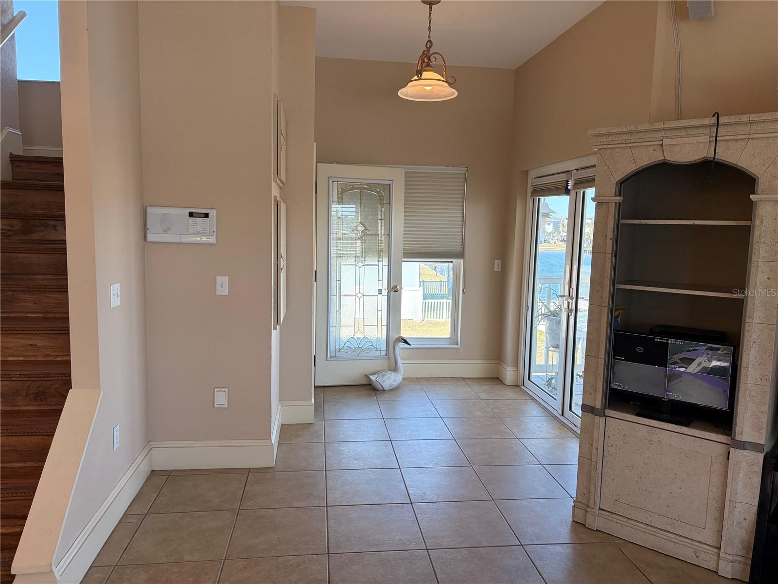 entrance to living area