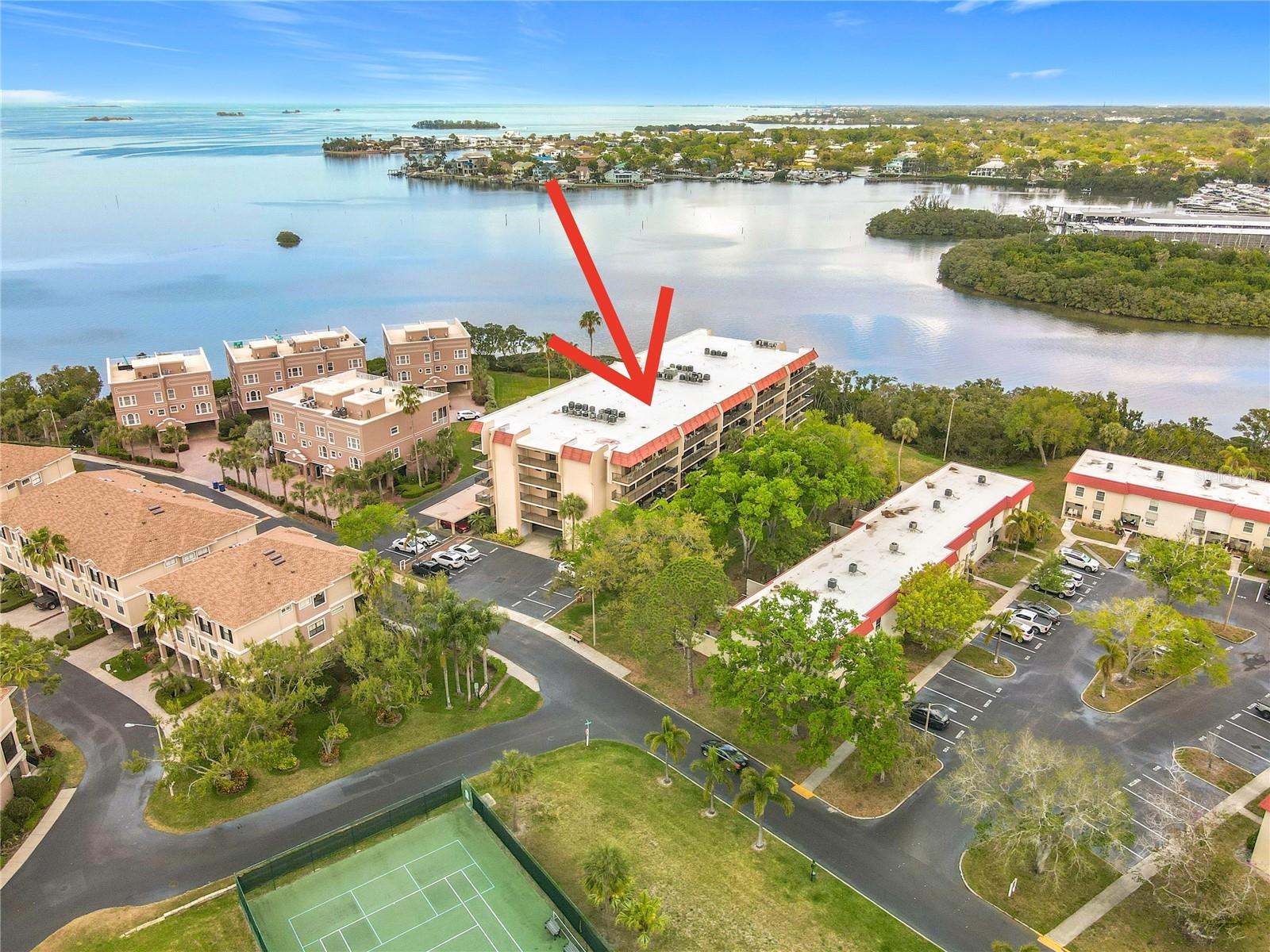 2700 Bayshore, building 9, St Joseph Sound in background