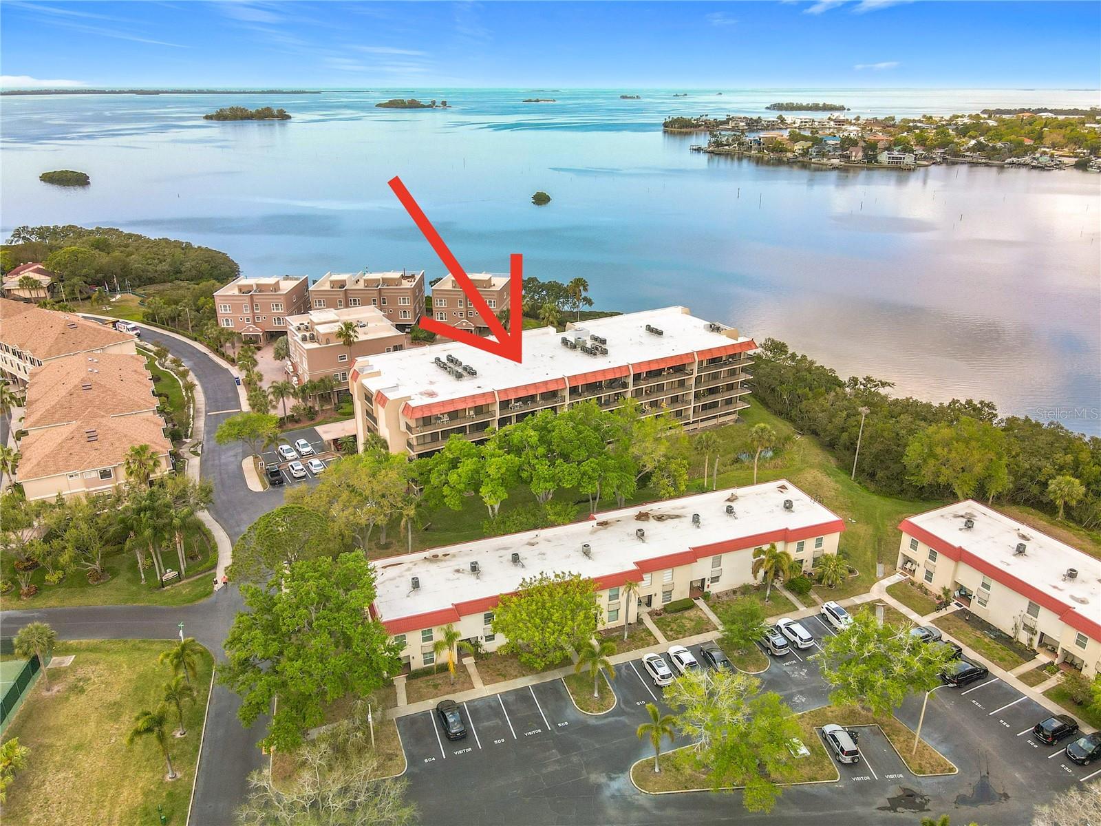 2700 Bayshore building 9, St Joseph Sound in background