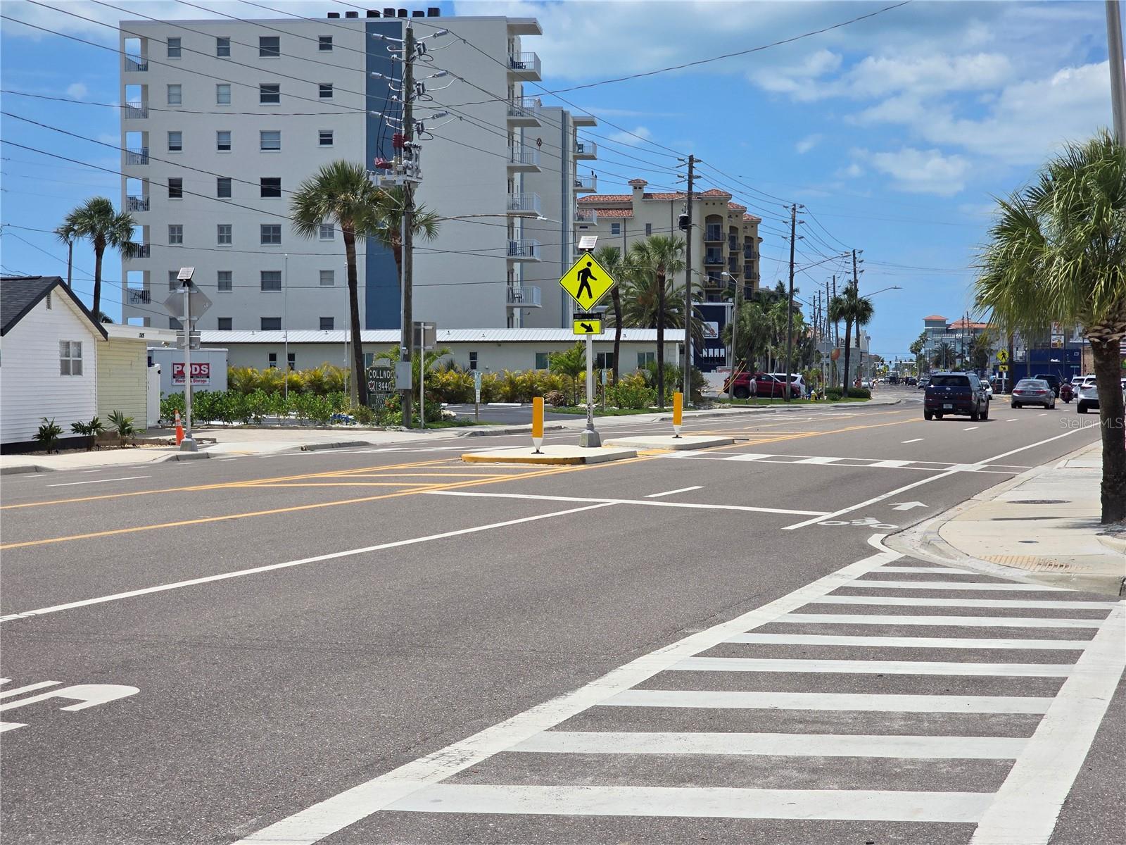 Cross walk to the beach