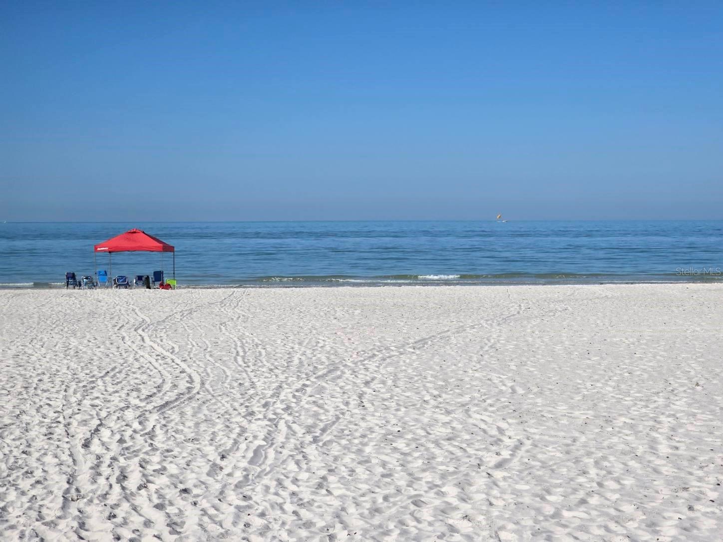 Beach accross the street early morning photo