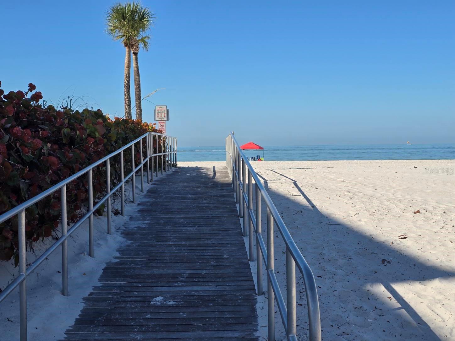 Walk way on 134th Ave. Beach access