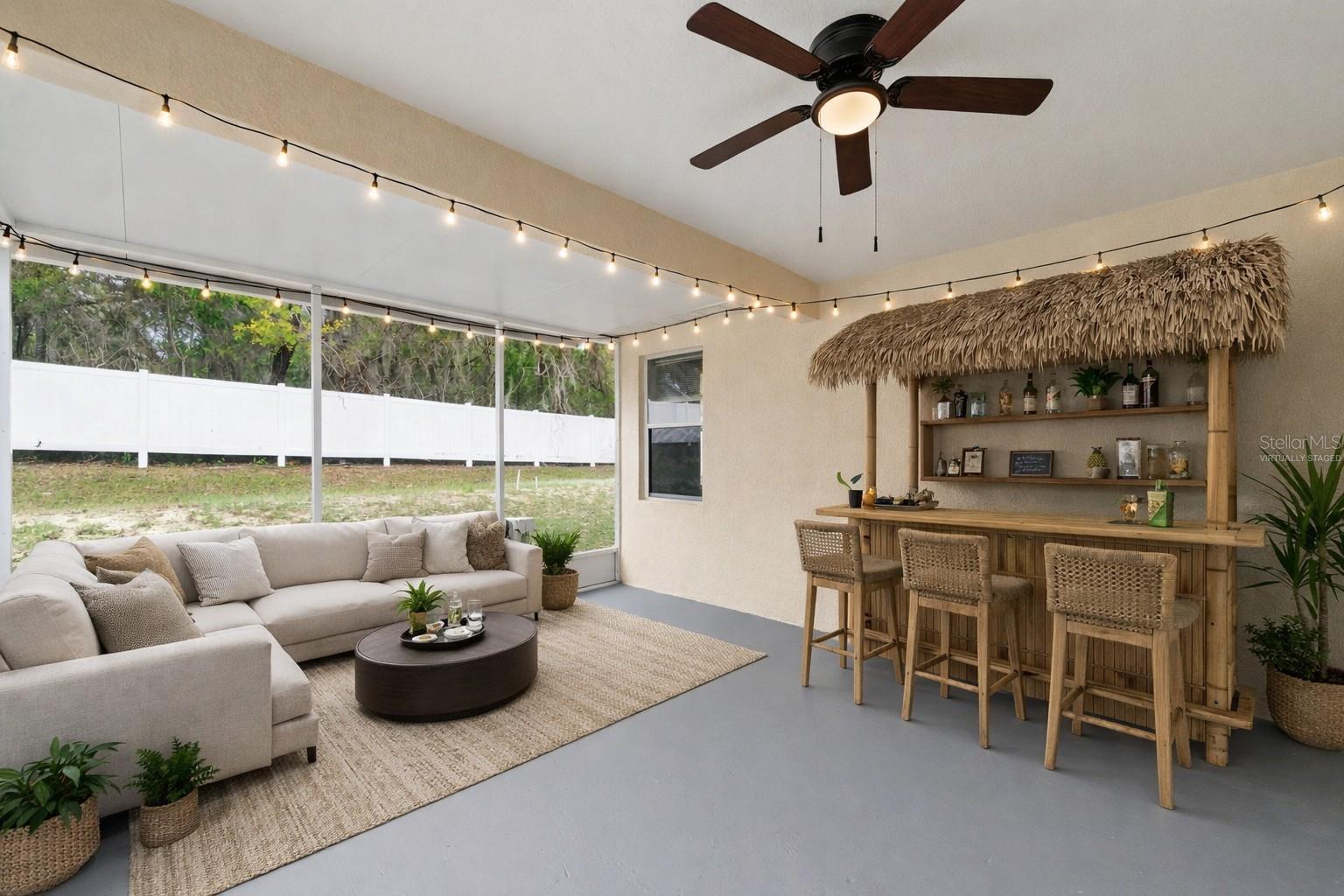 Virtually Staged Patio.