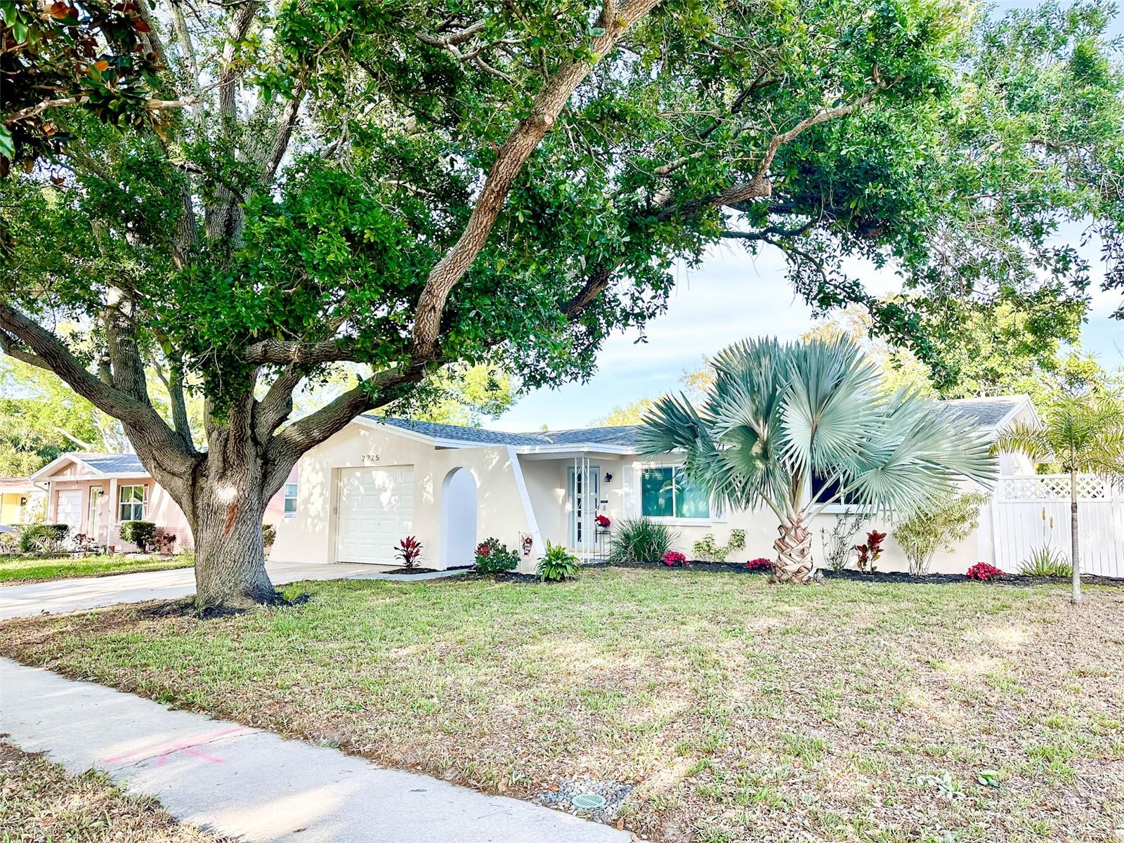 A convenient mid county location and a neighborhood with sidewalks.