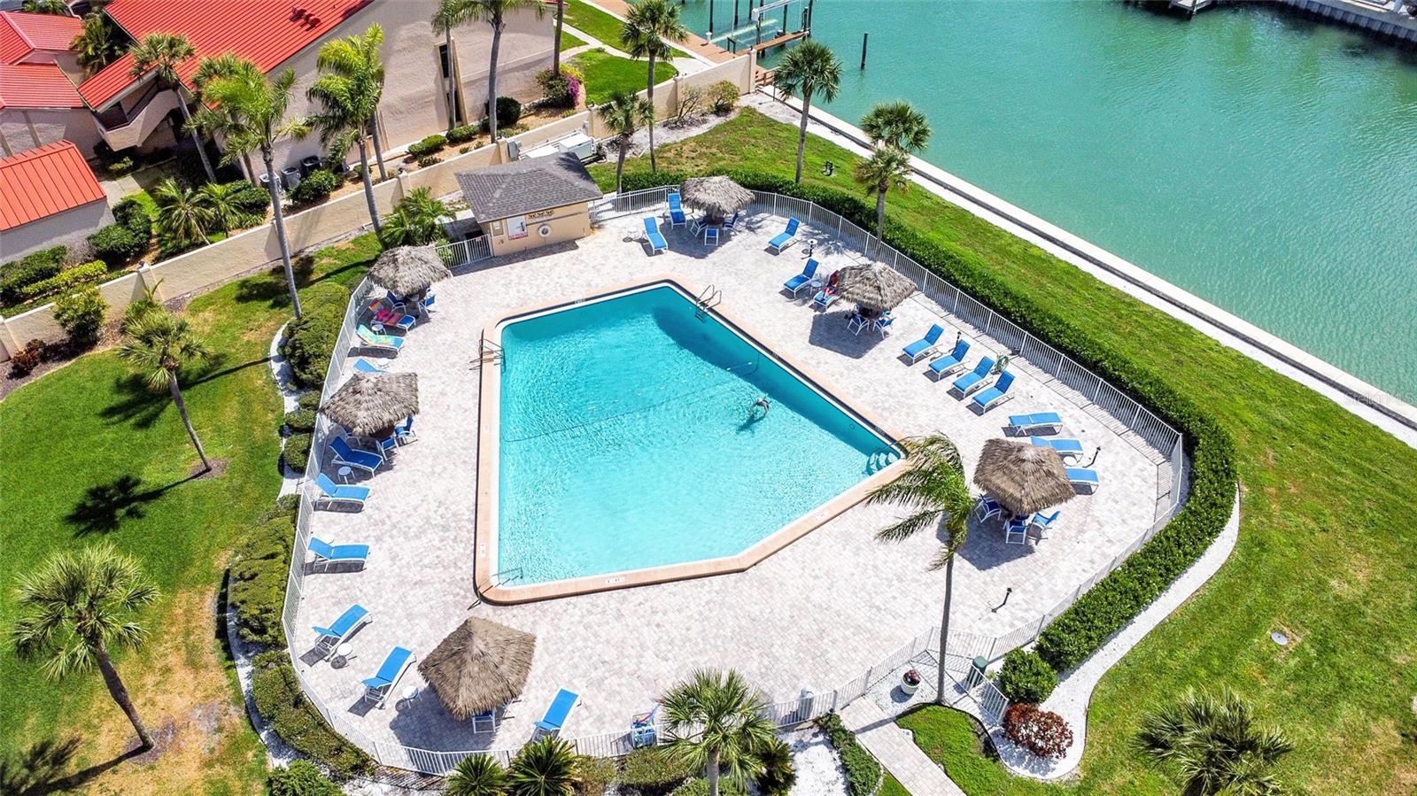 Pool #2 on the water (outside unit)