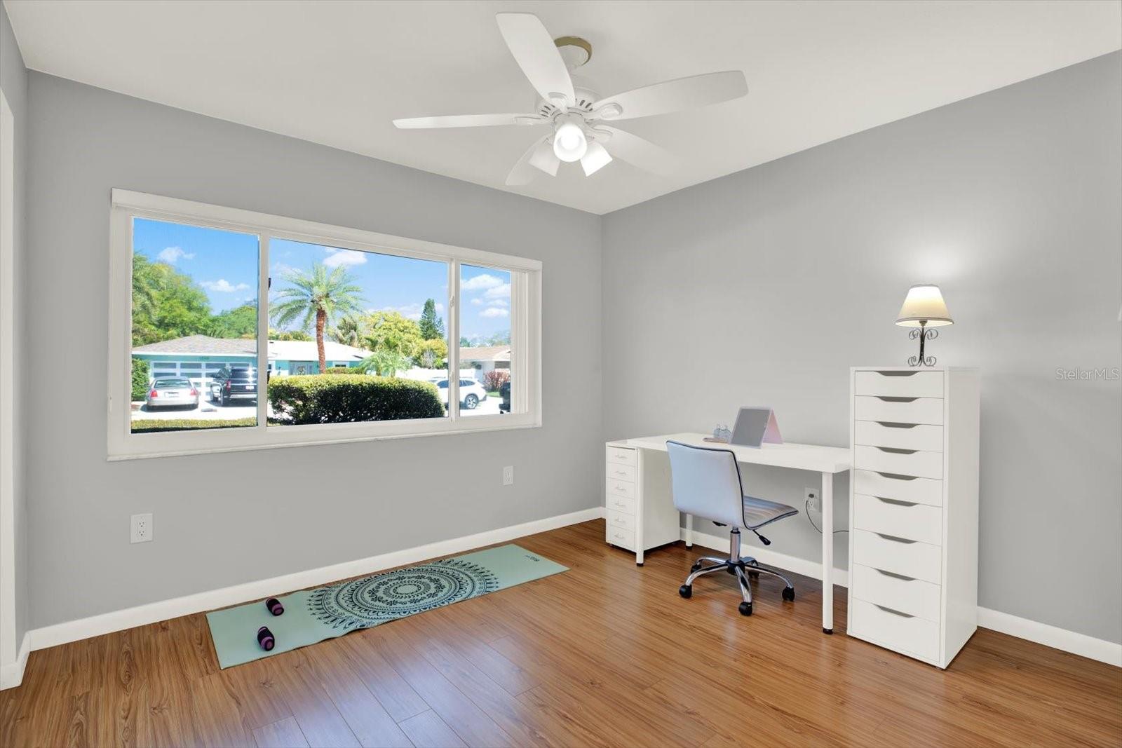 Second Bedroom being used as an office