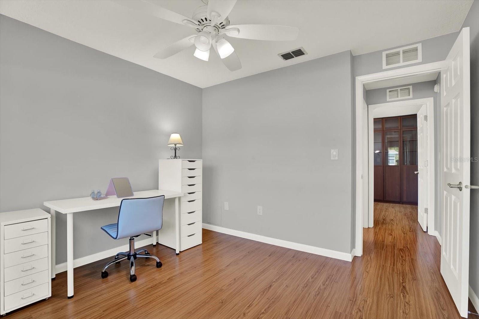 Second Bedroom being used as an office
