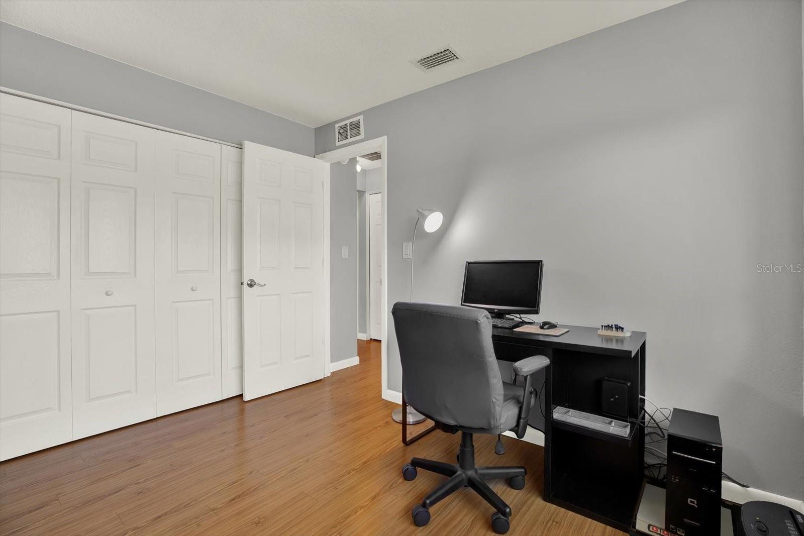 Third Bedroom being used as an office