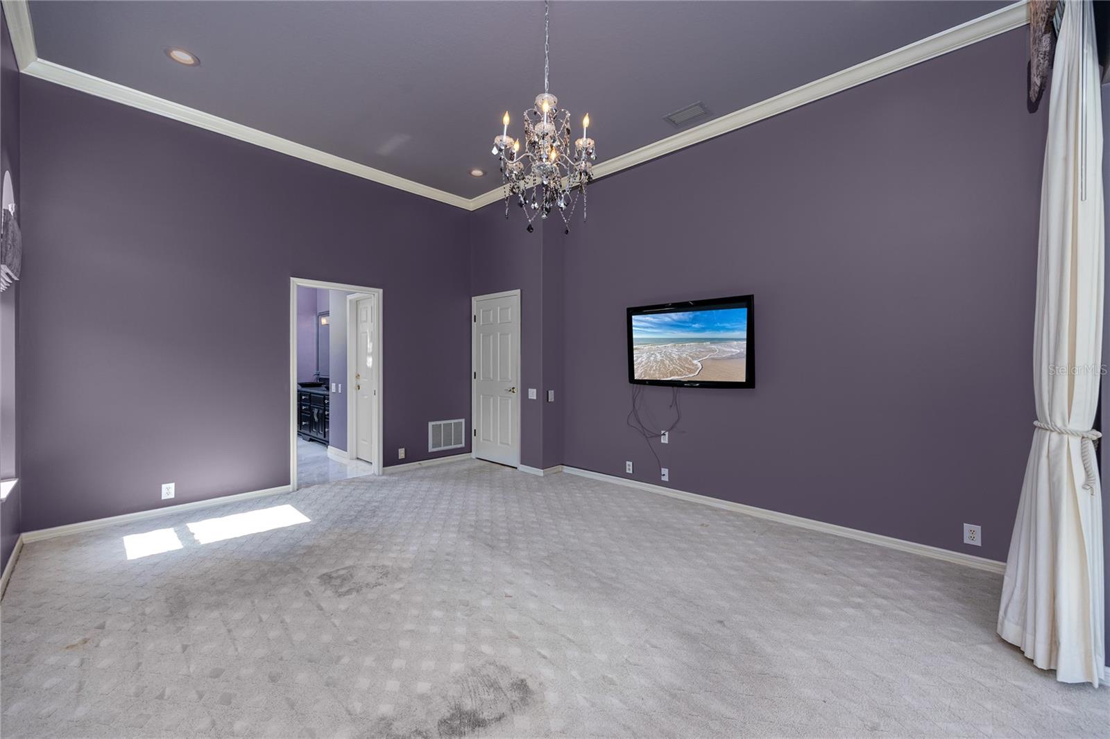 King-sized primary suite w/ patio access · 1471 Briargrove Way Oldsmar 34677