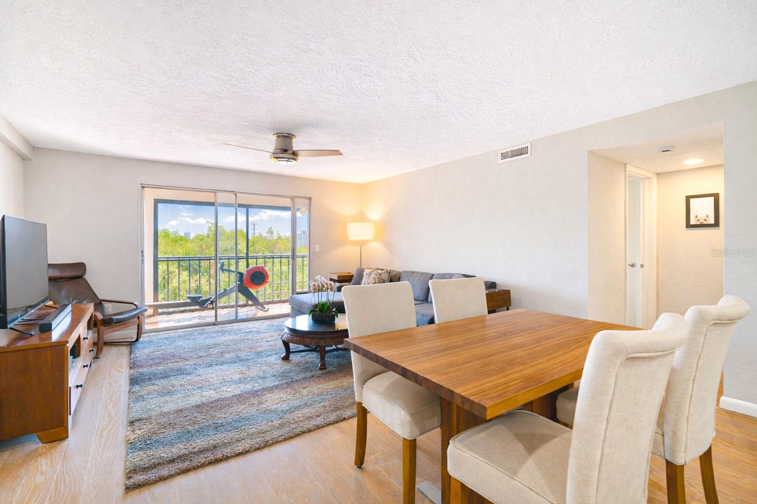 View to nature and downtown.